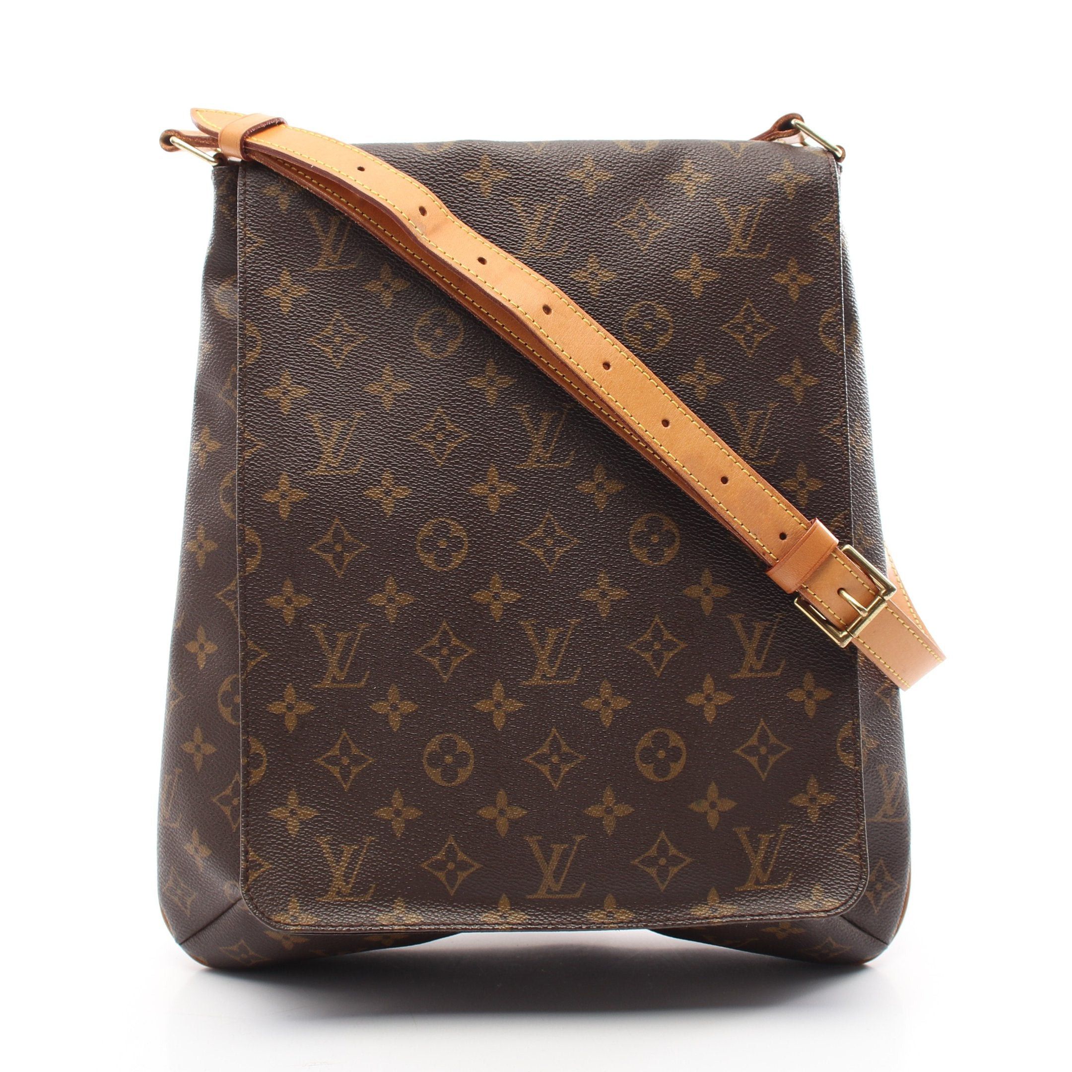 Louis Vuitton Louis Vuitton Musette Monogram Shoulder Bag Leather Brown Size ONE SIZE - 1 Thumbnail