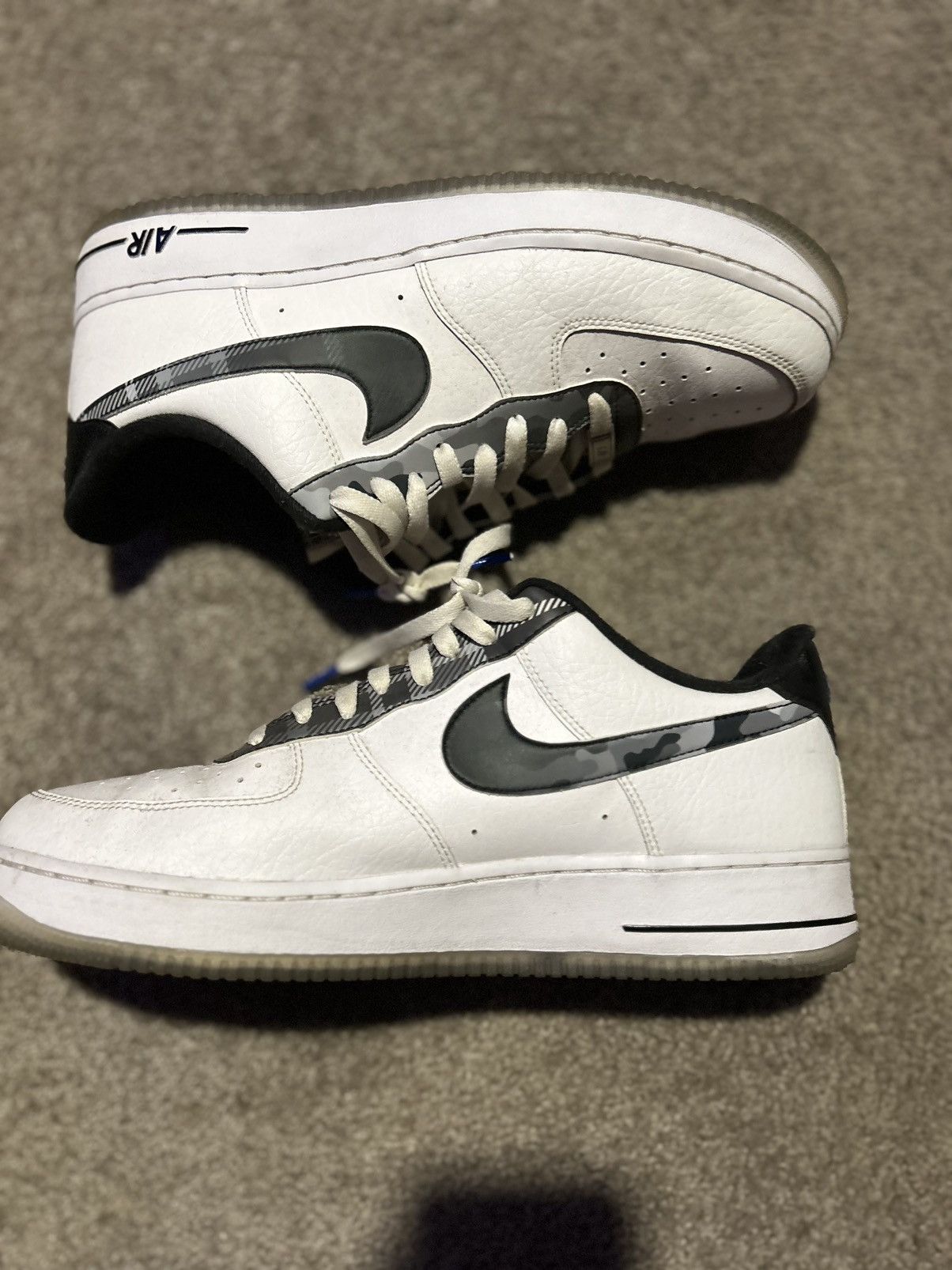 Nike Airforce 1 remix white Size US 12.5 / EU 45-46 - 2 Thumbnail