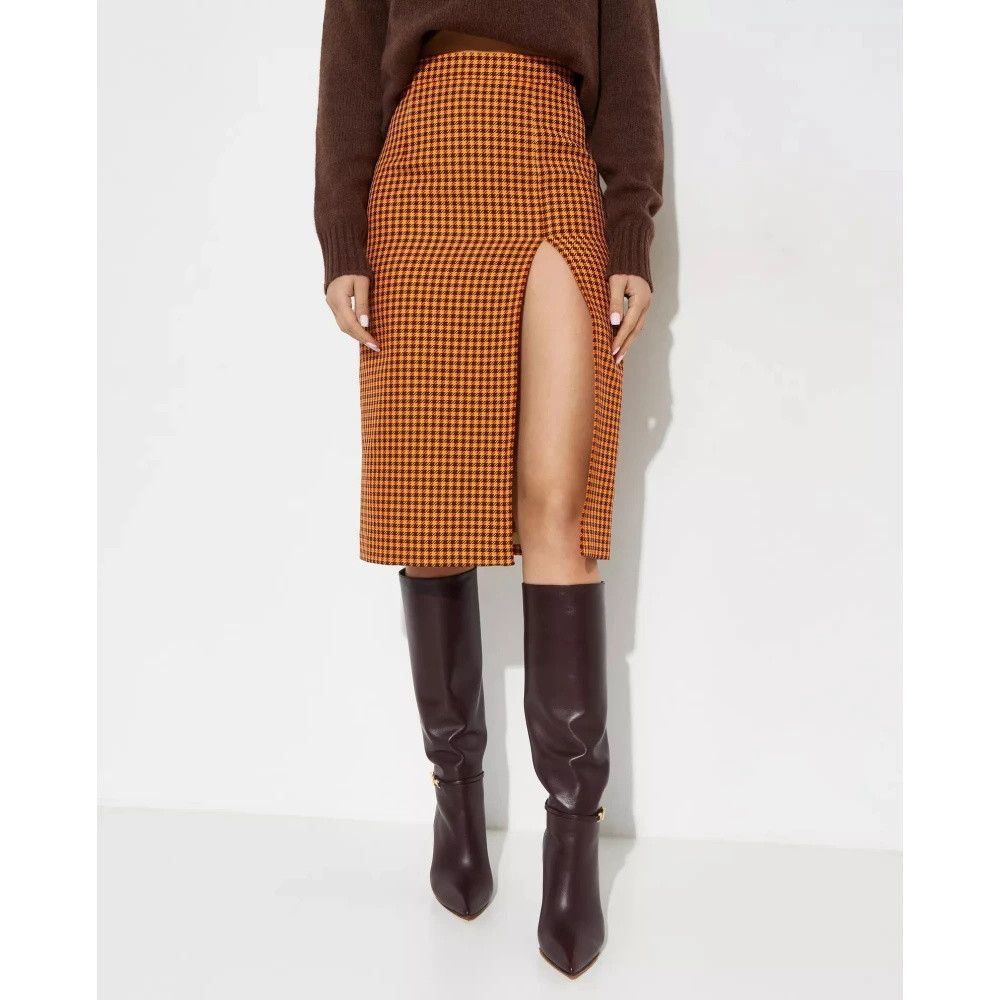 Marni o1y1125 Midi Skirt in Multicolor Size 27" / US 4 / IT 40 - 2 Thumbnail
