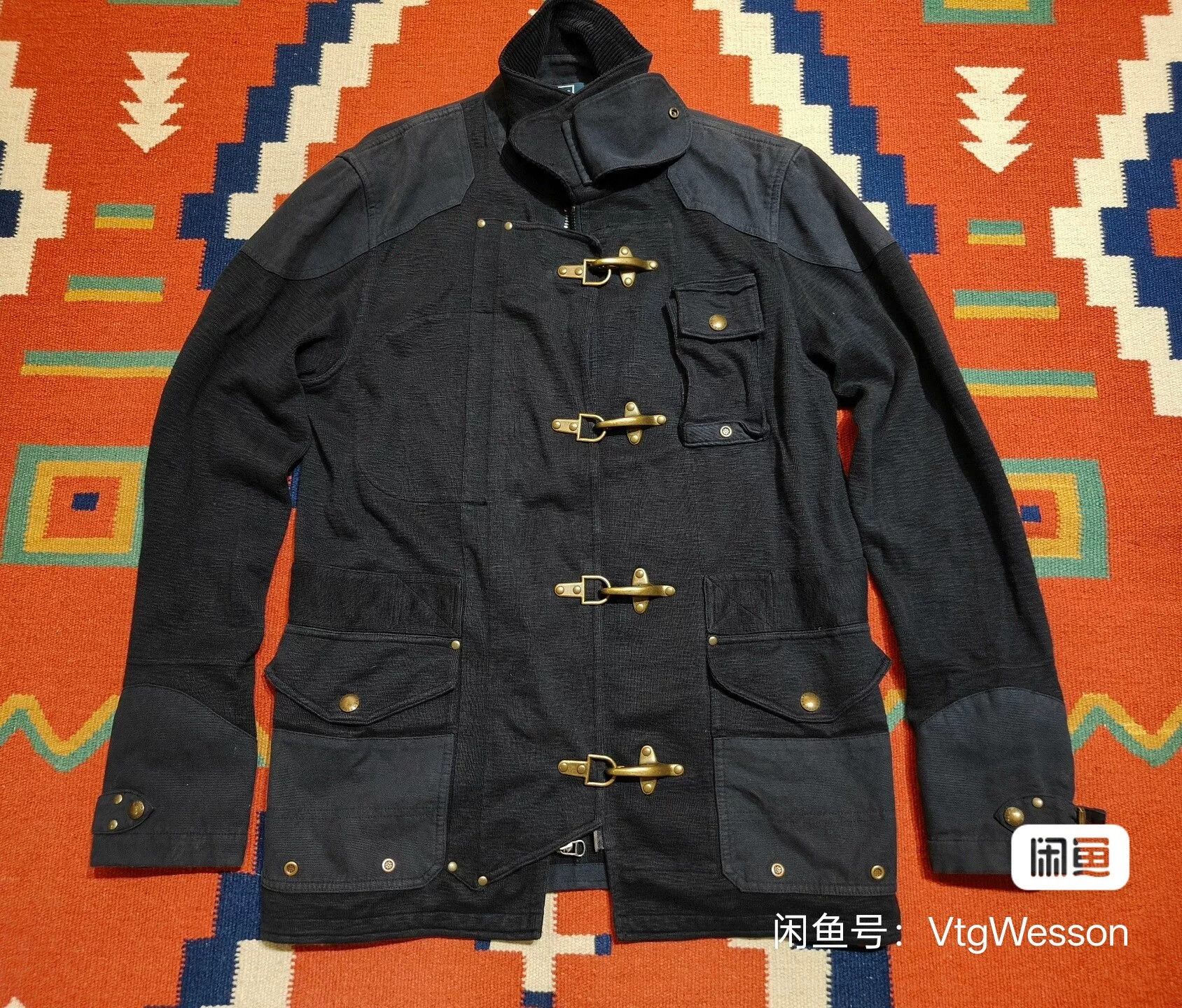 RRL Ralph Lauren RRL Heavy Knit Fireman Jacket Size US M / EU 48-50 / 2 - 1 Thumbnail