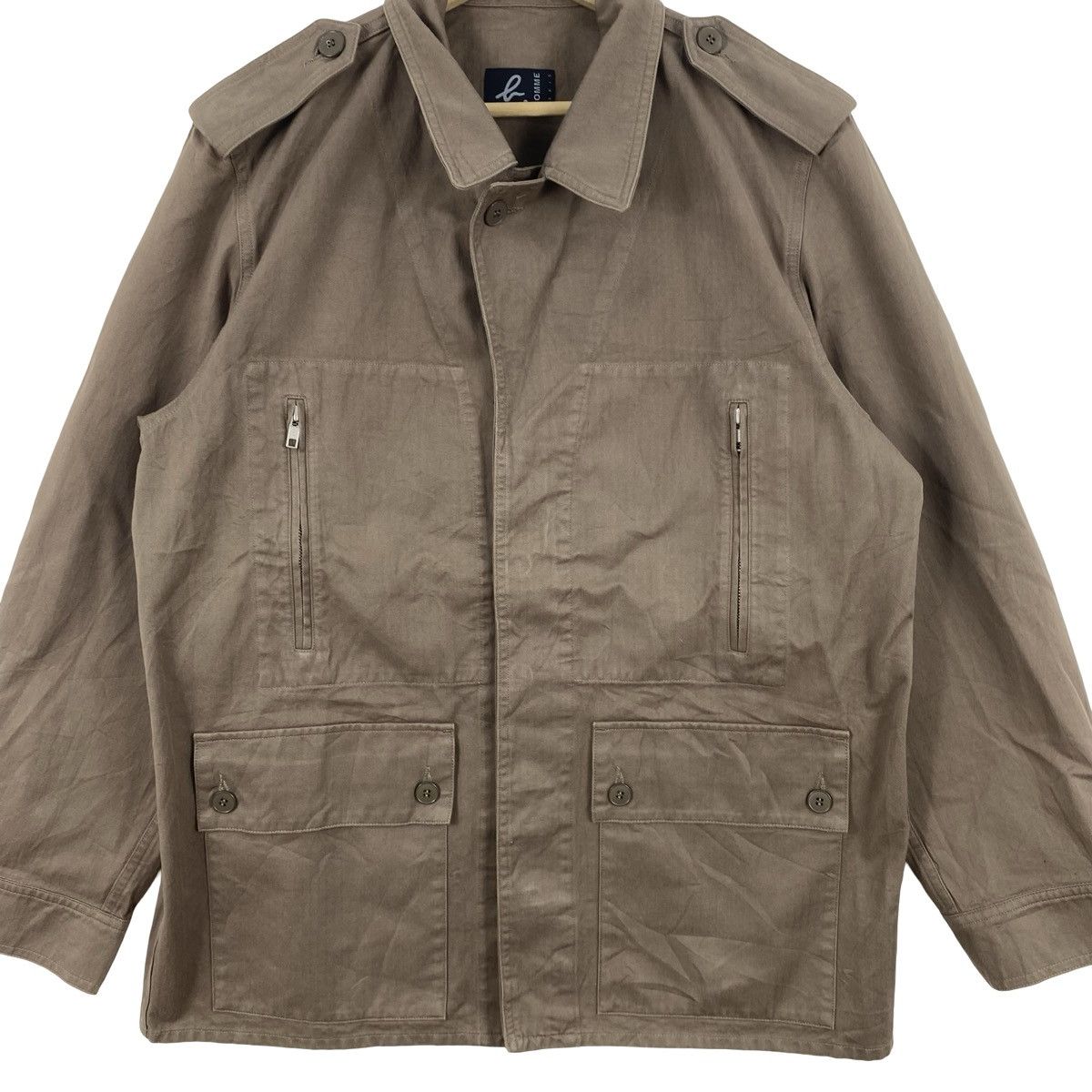agnes b. Vintage AGNES B. HOMME Paris Field Military Style Utility Size US L / EU 52-54 / 3 - 6 Thumbnail