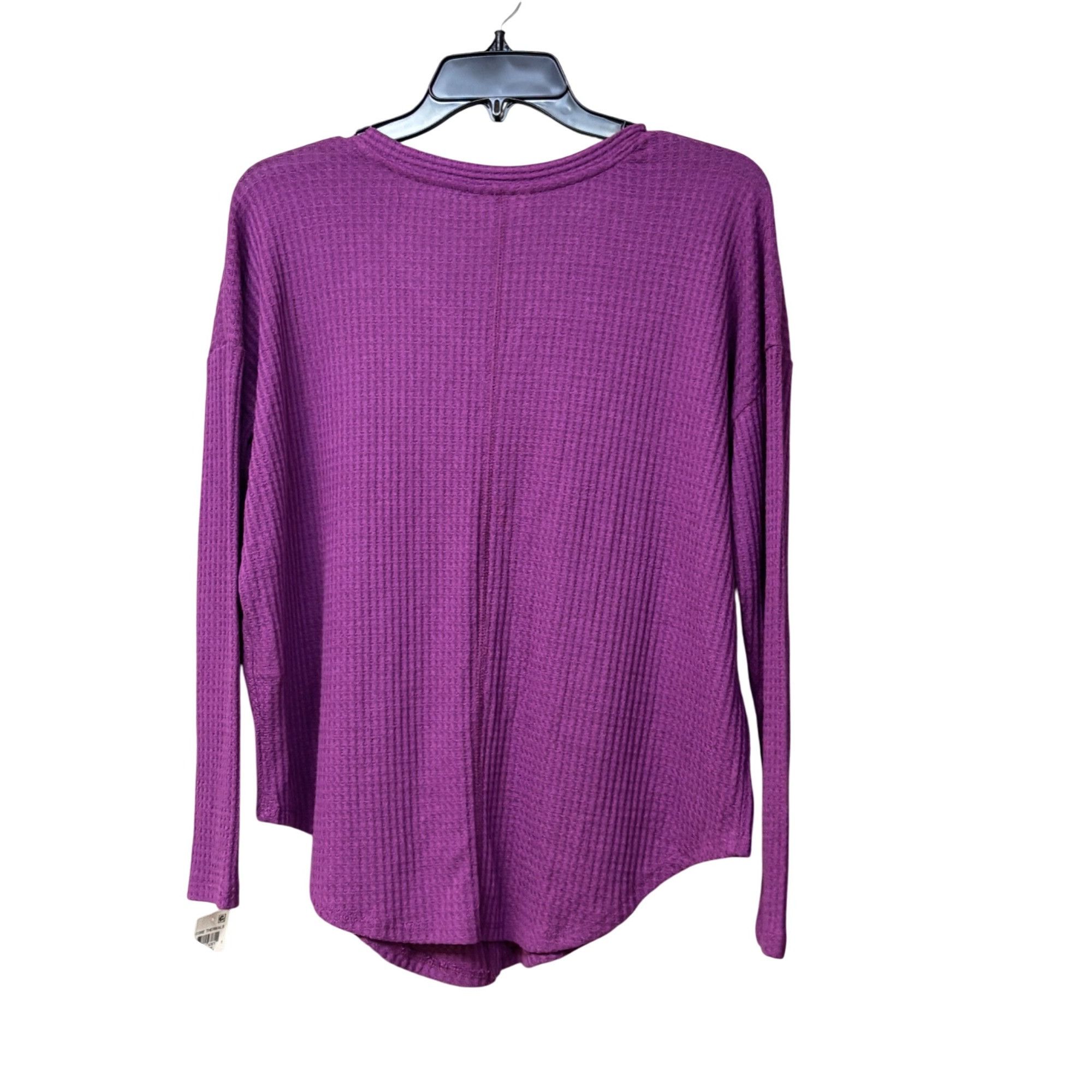 Style & Co Style & Co Women’s Knit Tie Hem Thermal Button up Top, Vivid Size S / US 4 / IT 40 - 11 Thumbnail