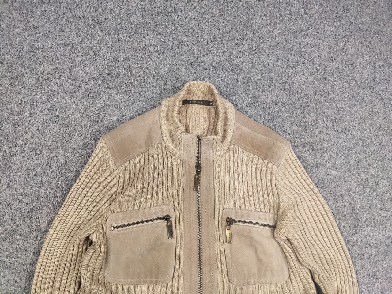 Hysteric Glamour Vtg Japan Hysteric Glamour Yamamoto Style ribbed Zip Sweater Size US S / EU 44-46 / 1 - 4 Thumbnail