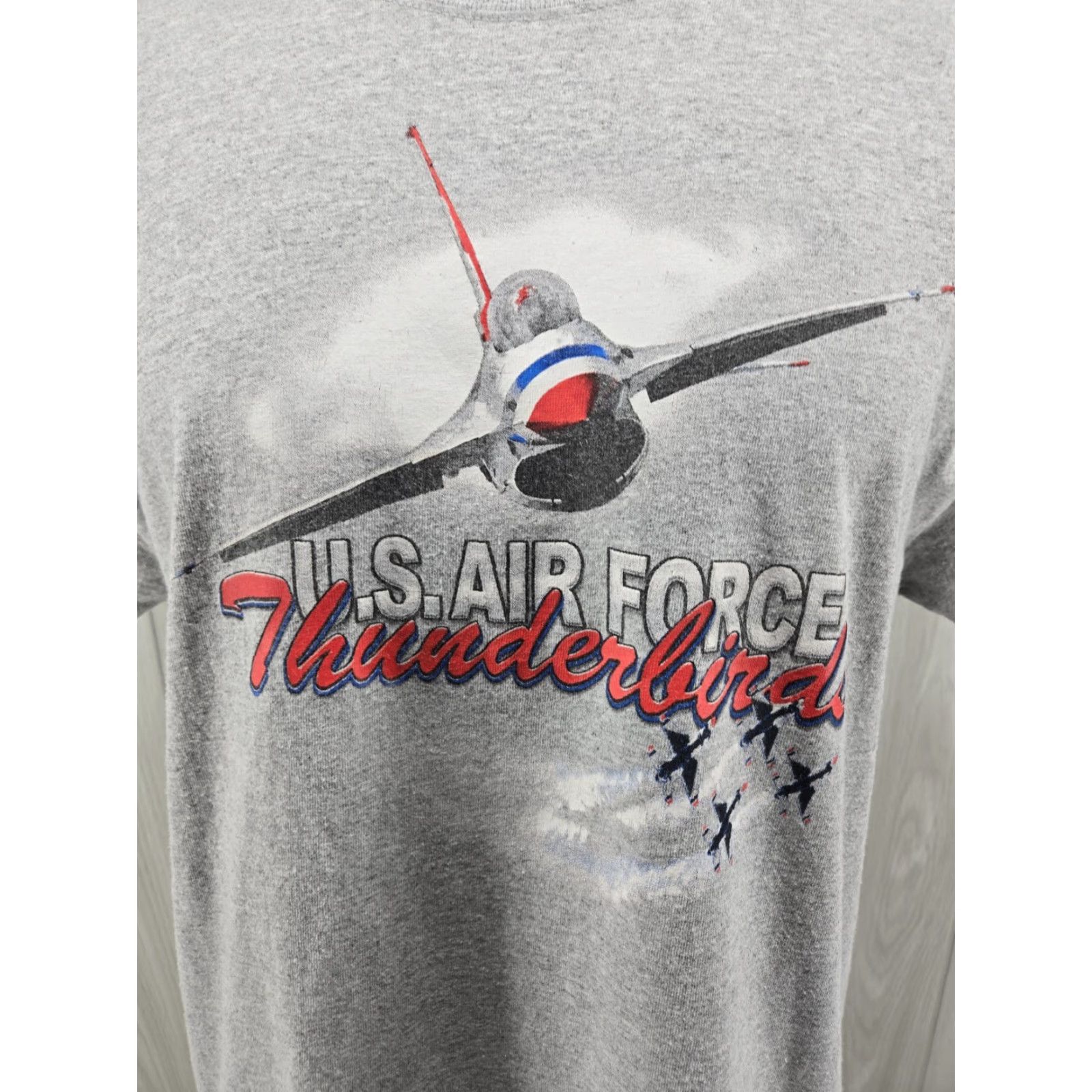 Gildan VINTAGE Gildan US Air Force Thunderbirds Gray T Shirt Mens Size L Size US L / EU 52-54 / 3 - 3 Thumbnail