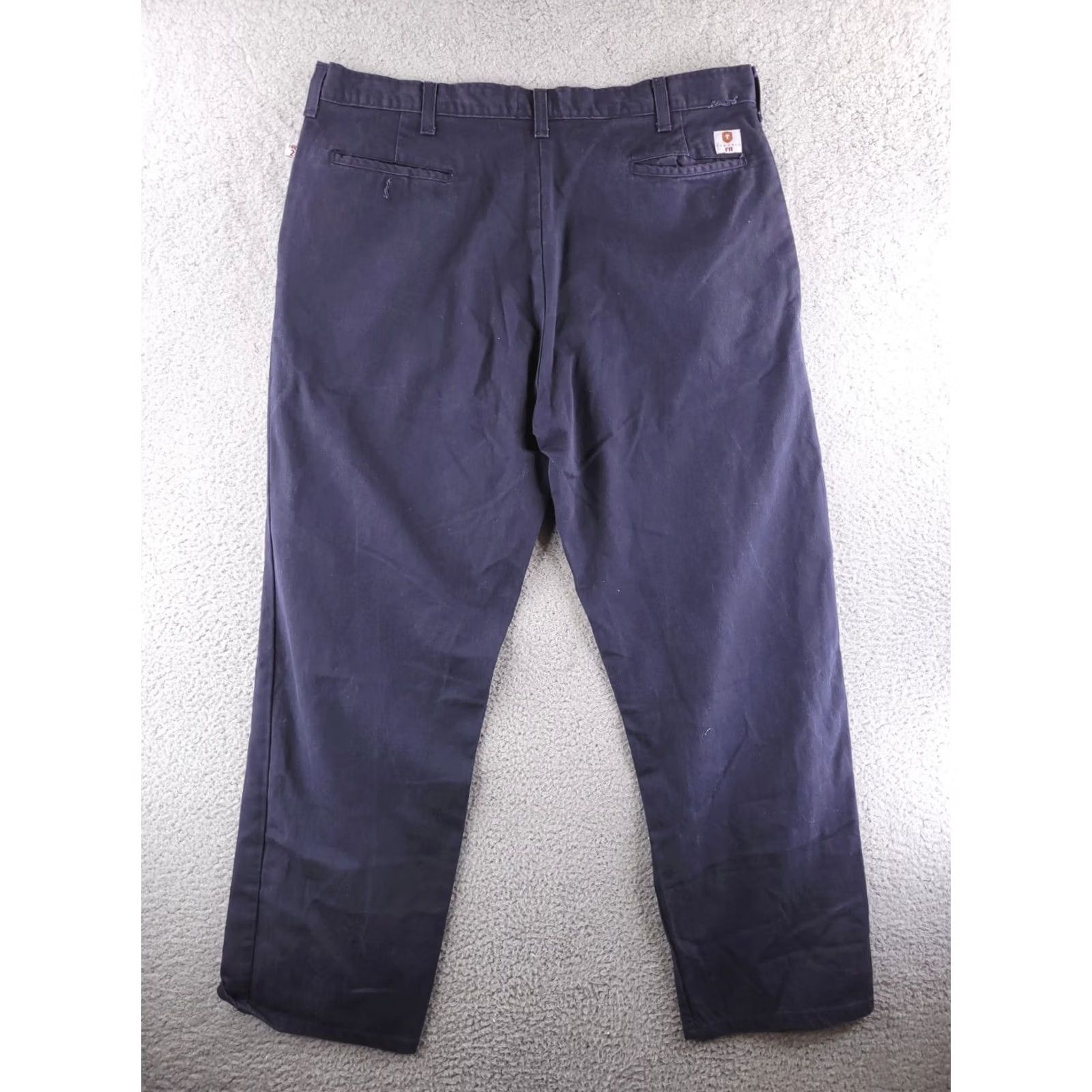 Vintage Tyndale Pants Mens 40x31 Flame-Resistant Workwear Blue Chino Relaxed Straight Mens Size US 40 / EU 56 - 5 Thumbnail
