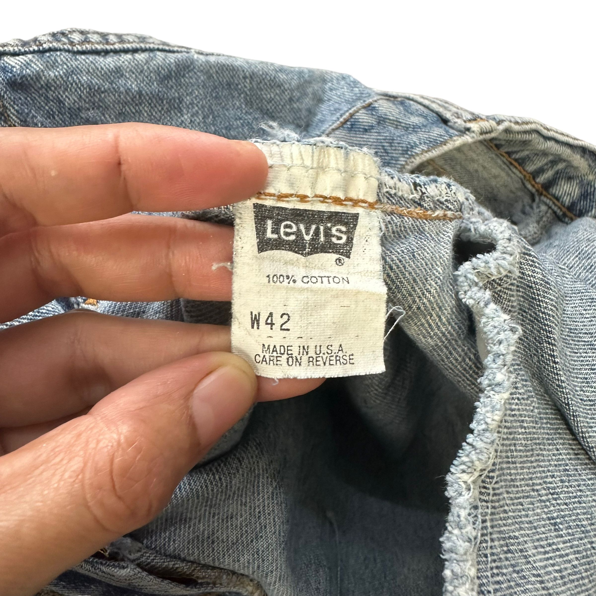 Levi's VINTAGE TRASHED LEVIS 545 SHORT JEANS #8399-007 Size US 40 / EU 56 - 8 Thumbnail