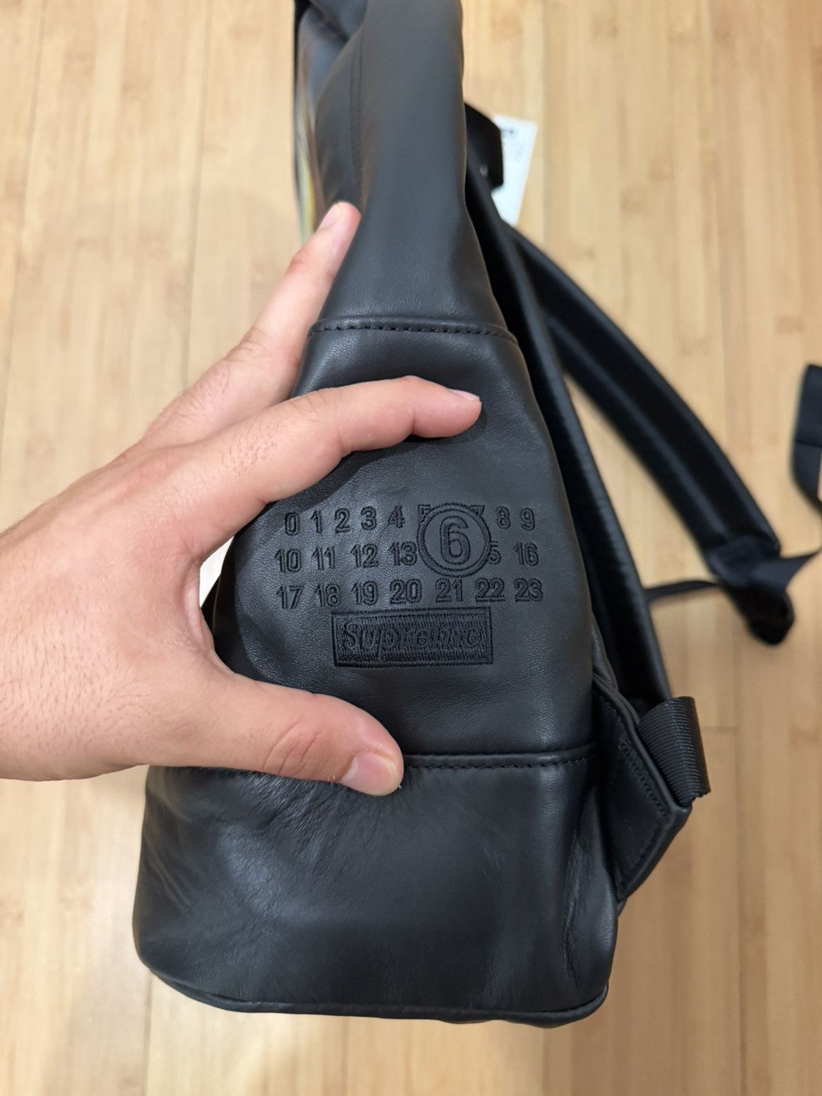 Maison Margiela × Supreme Supreme MM6 Eagle Leather Backpack Size 40 - 3 Thumbnail