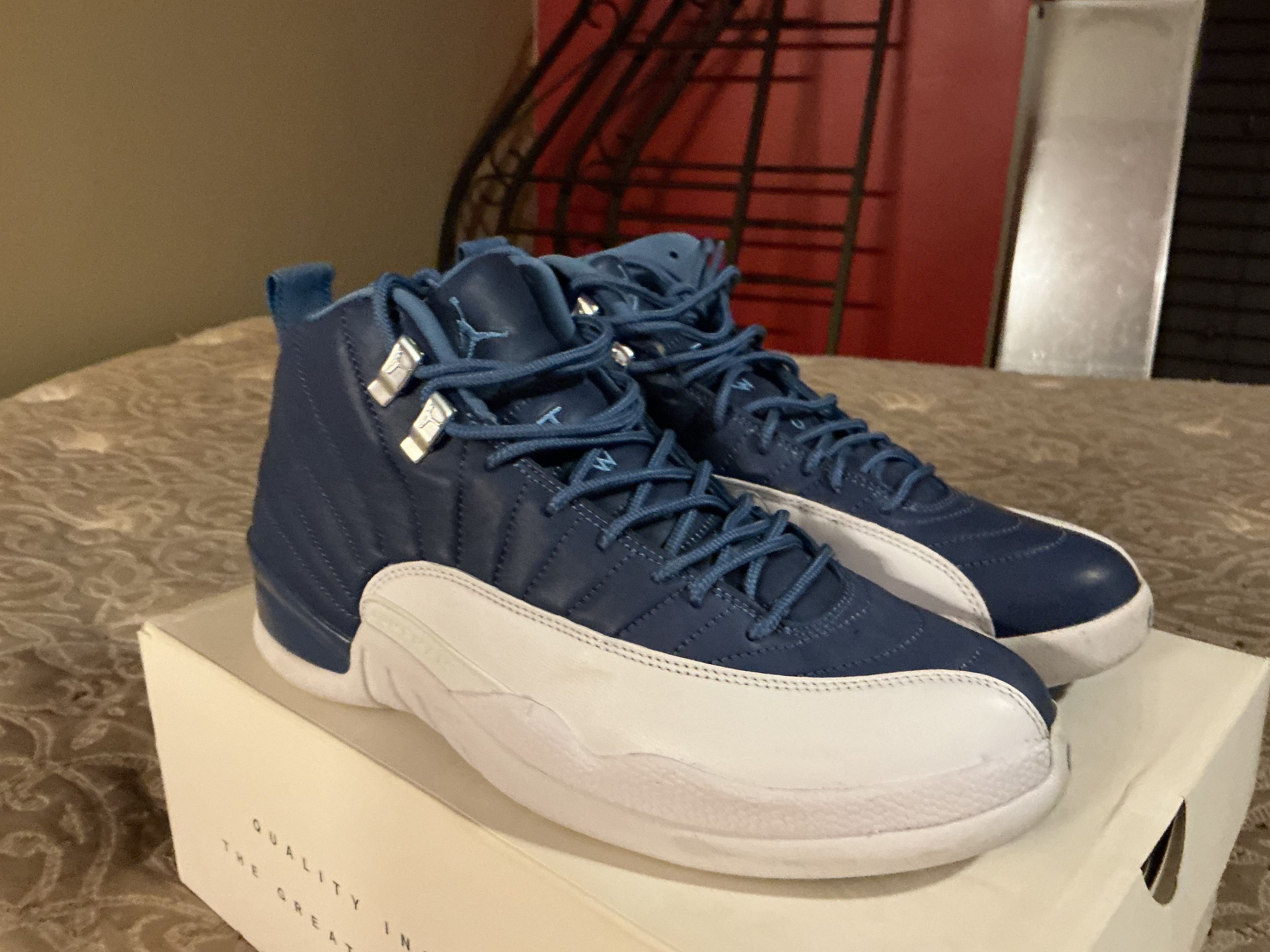 Jordan Brand Jordan 12 “Indigo” Size US 9 / EU 42 - 1 Thumbnail