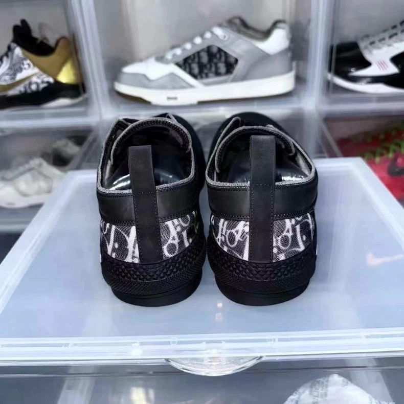 Dior Dior B23 Printed Sneakers Black Size 42.5-2506 Size US 9.5 / EU 42-43 - 4 Thumbnail