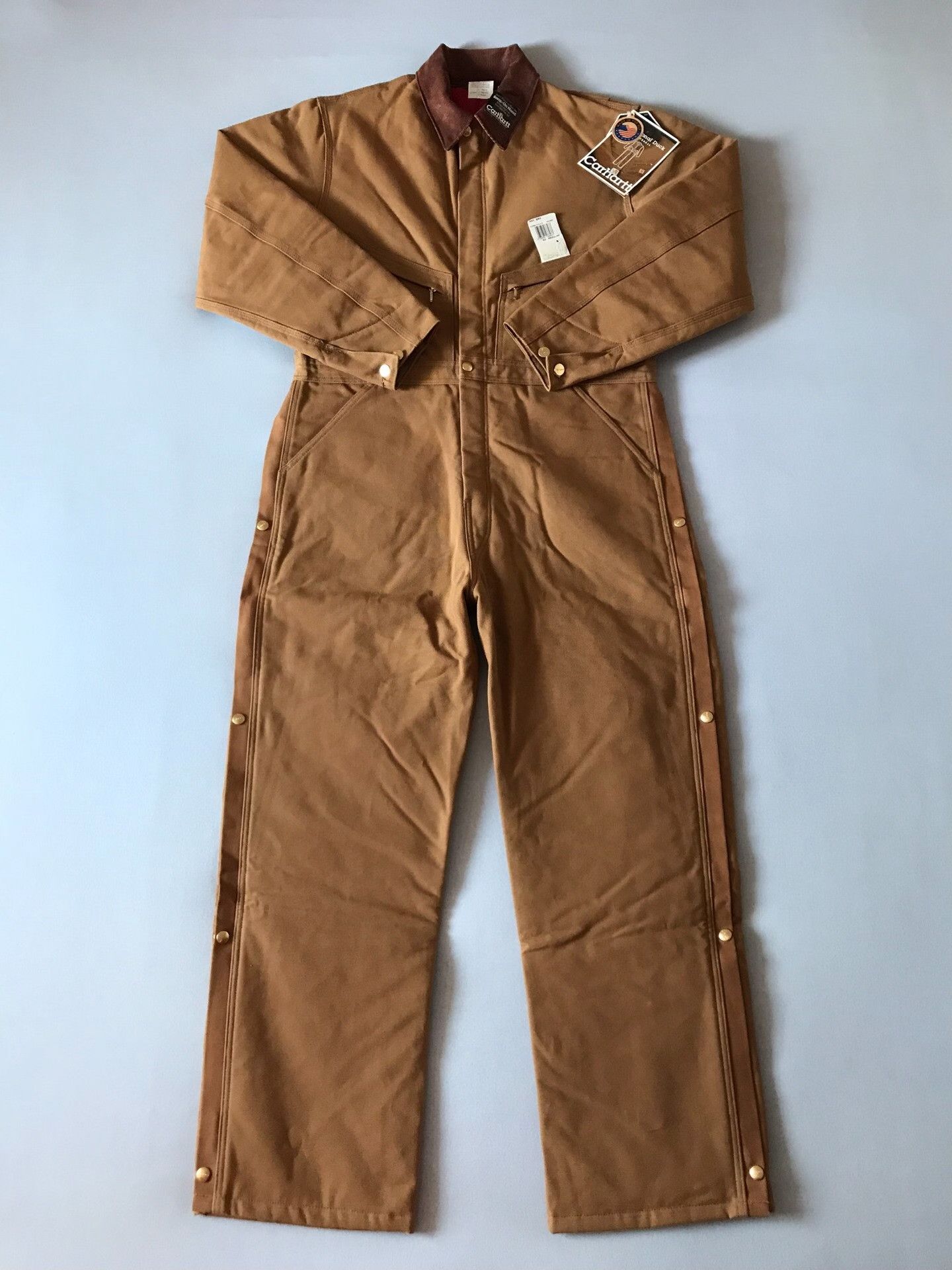 Carhartt Carhartt X01 Brown Coveralls Size 42 Size US 26 / EU 42 - 1 Thumbnail