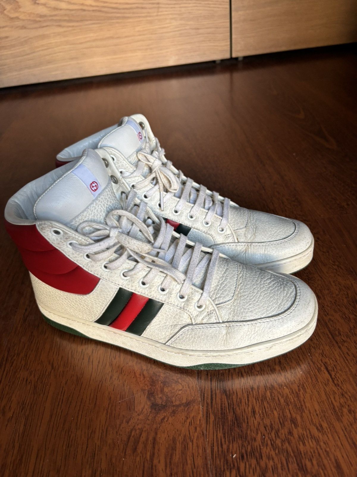 Gucci Gucci Praga karibu leather sneakers Size US 8 / EU 41 - 5 Thumbnail