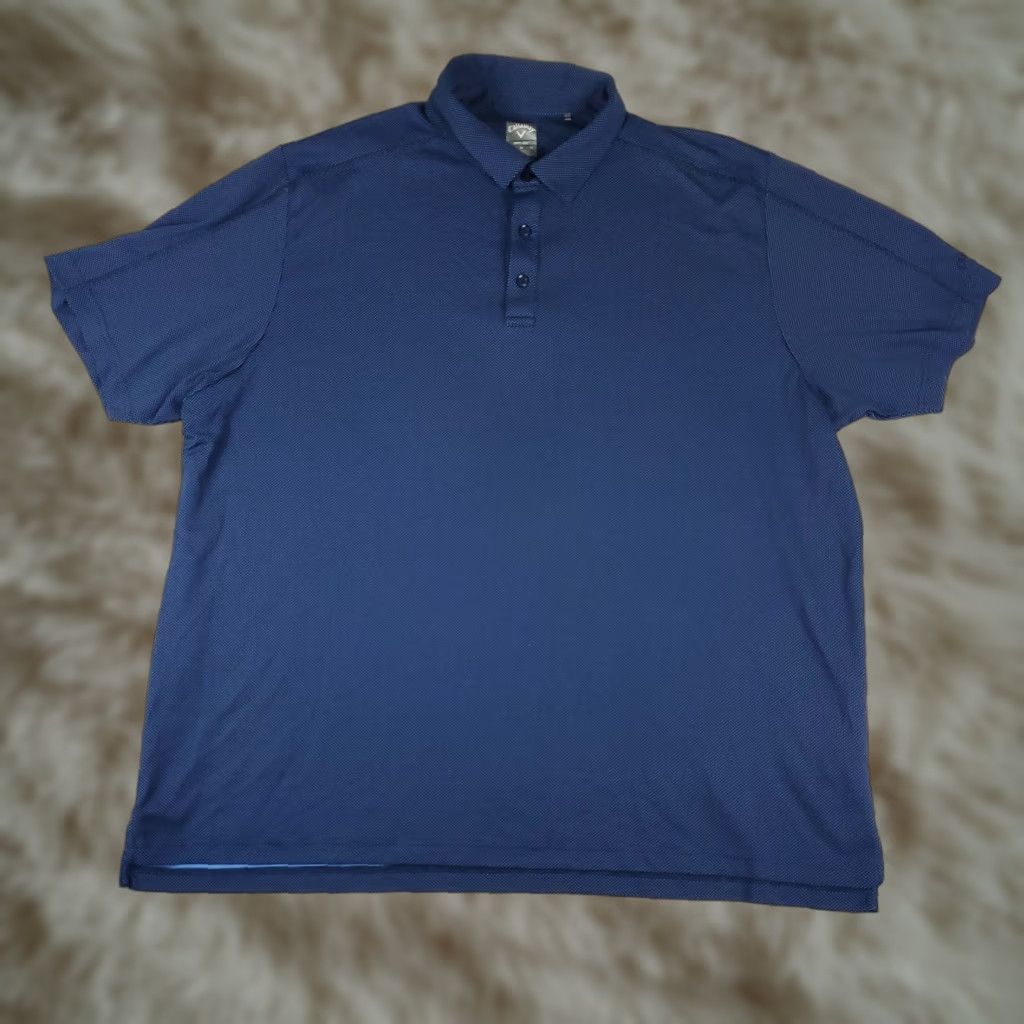 Callaway Callaway Polo Shirt Mens 3XL Blue Dri Fit Short Sleeve Polo Shirt Mens Blue Callaway Polo Shirt 3X L? Size US XXL / EU 58 / 5 - 1 Thumbnail