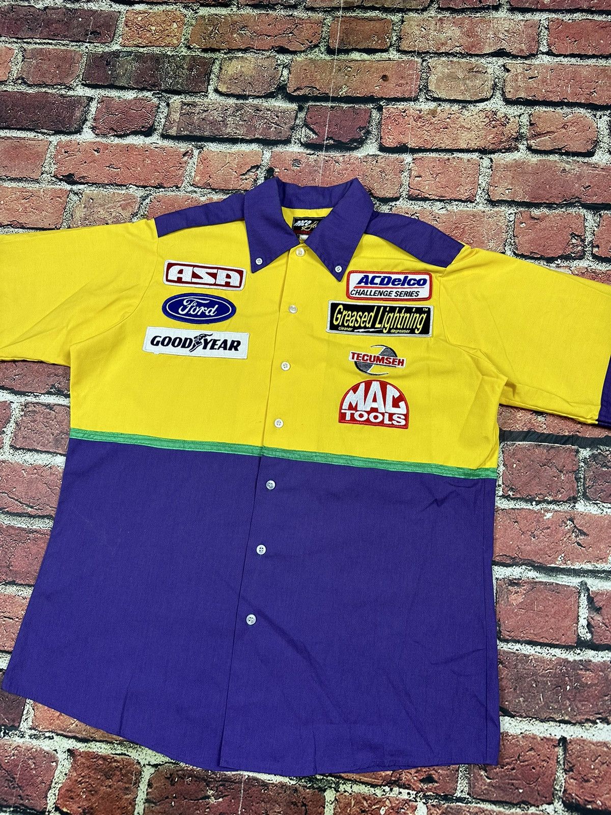 NASCAR Vintage AC Delco Ford Goodyear Pit Crew Racing Mac Tools Size US L / EU 52-54 / 3 - 3 Thumbnail