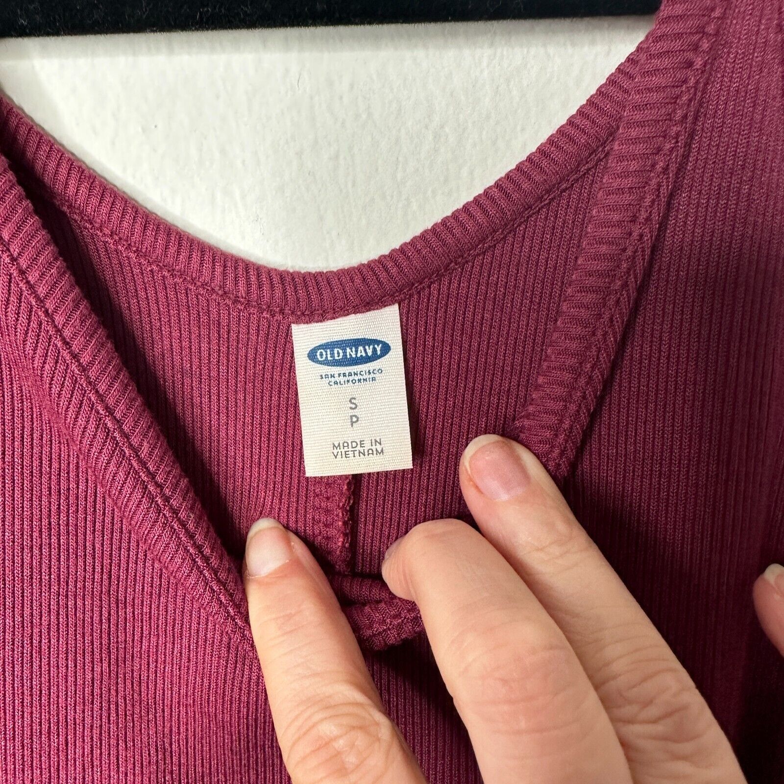 Old Navy Old Navy Soft Burgundy Swing Summer Tank Dress Above Knee S Size S / US 4 / IT 40 - 6 Thumbnail