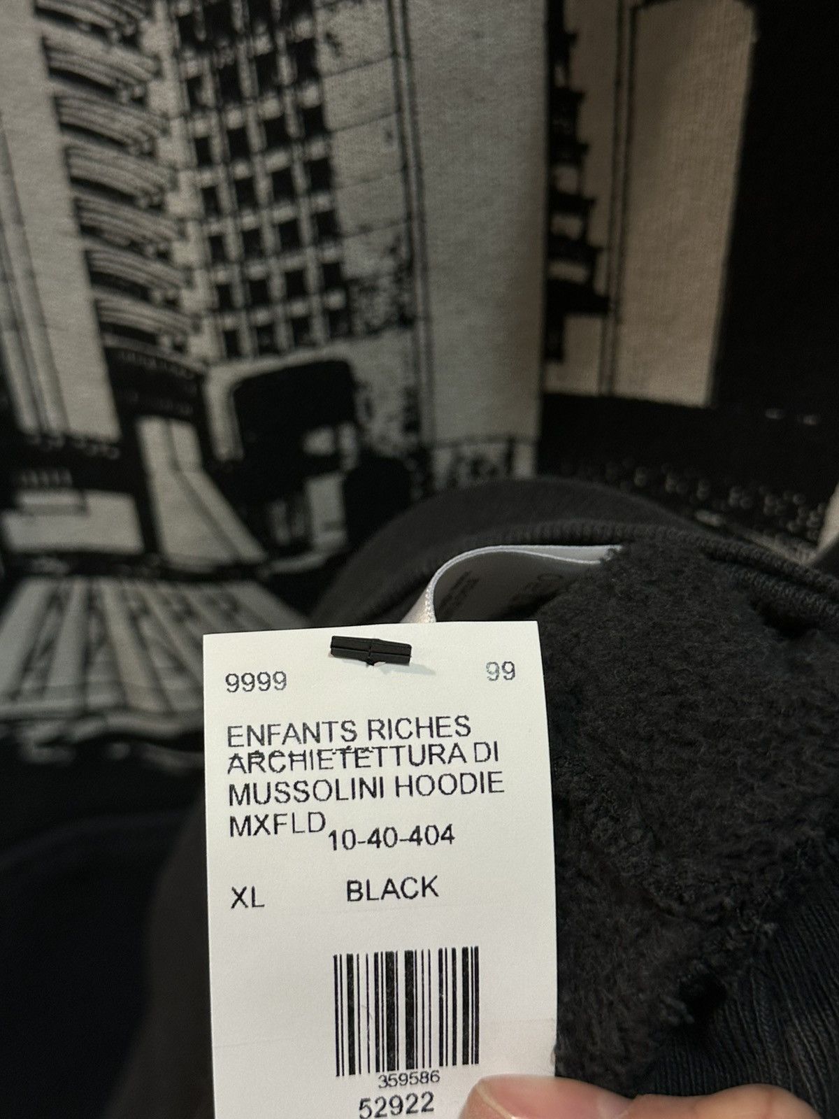 Enfants Riches Deprimes ERD Maxfield SS25 Architettura Di Mussolini Hoodie XL Size US XXL / EU 58 / 5 - 10 Thumbnail