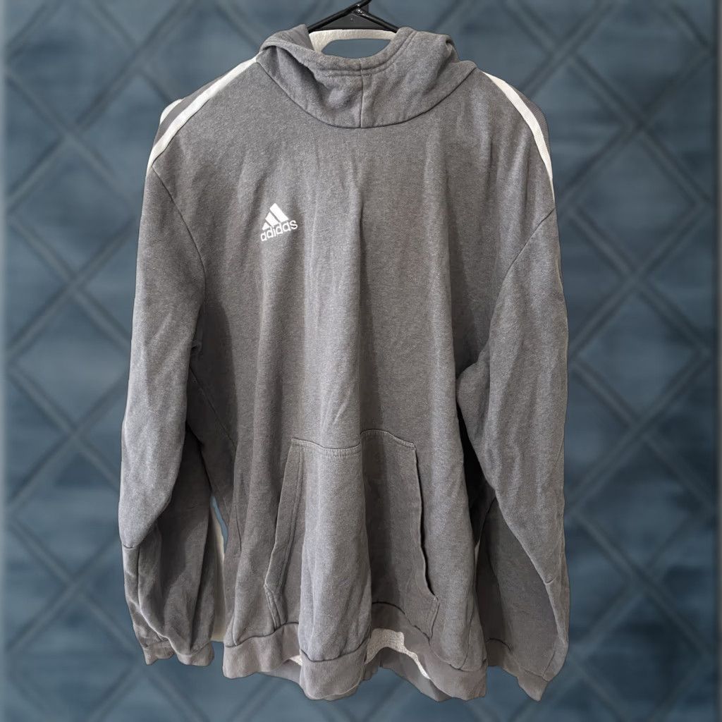Adidas Adidas Jacket Mens XL Gray Game Mode Bombe Training AV1008 Size US XL / EU 56 / 4 - 1 Thumbnail
