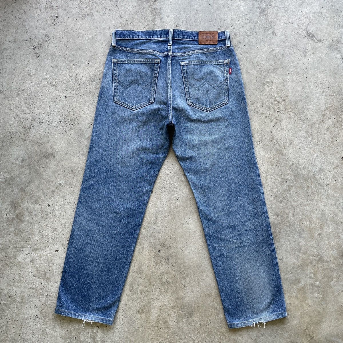 Edwin Vintage Edwin Japan Loose Fit Tapered Leg Jeans Pants Denim Size US 34 / EU 50 - 11 Thumbnail