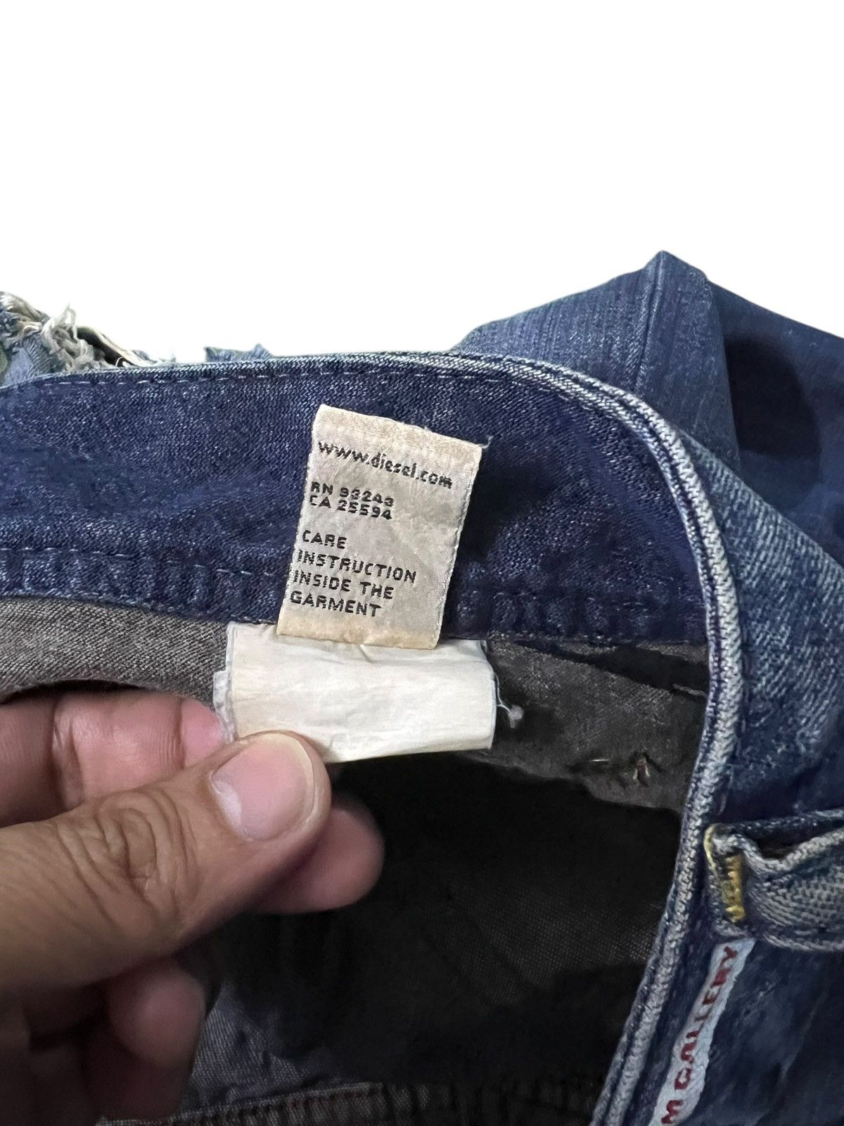If Six Was Nine Flare Distressed Diesel Denim Gallery Sick Jean Size US 33 - 17 Thumbnail