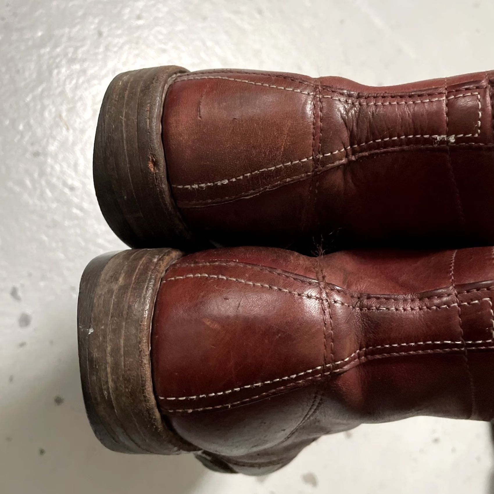 Vintage VINTAGE Wolverine 1000 Mile Boots Men’s 8D Brown Leather Workwear Heritage USA 8D Mens Boots Size US 8 / EU 41 - 6 Thumbnail