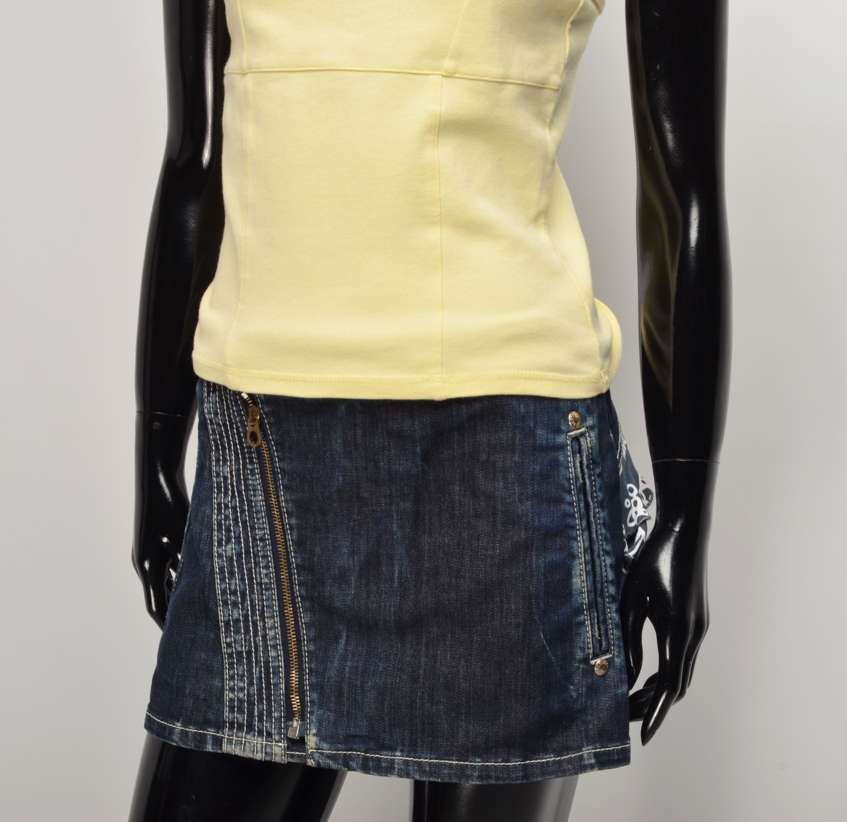 Designer Vintage Q&A Y2K Cottage Kidcore Cute Yellow Cami Top Size S / US 4 / IT 40 - 3 Thumbnail