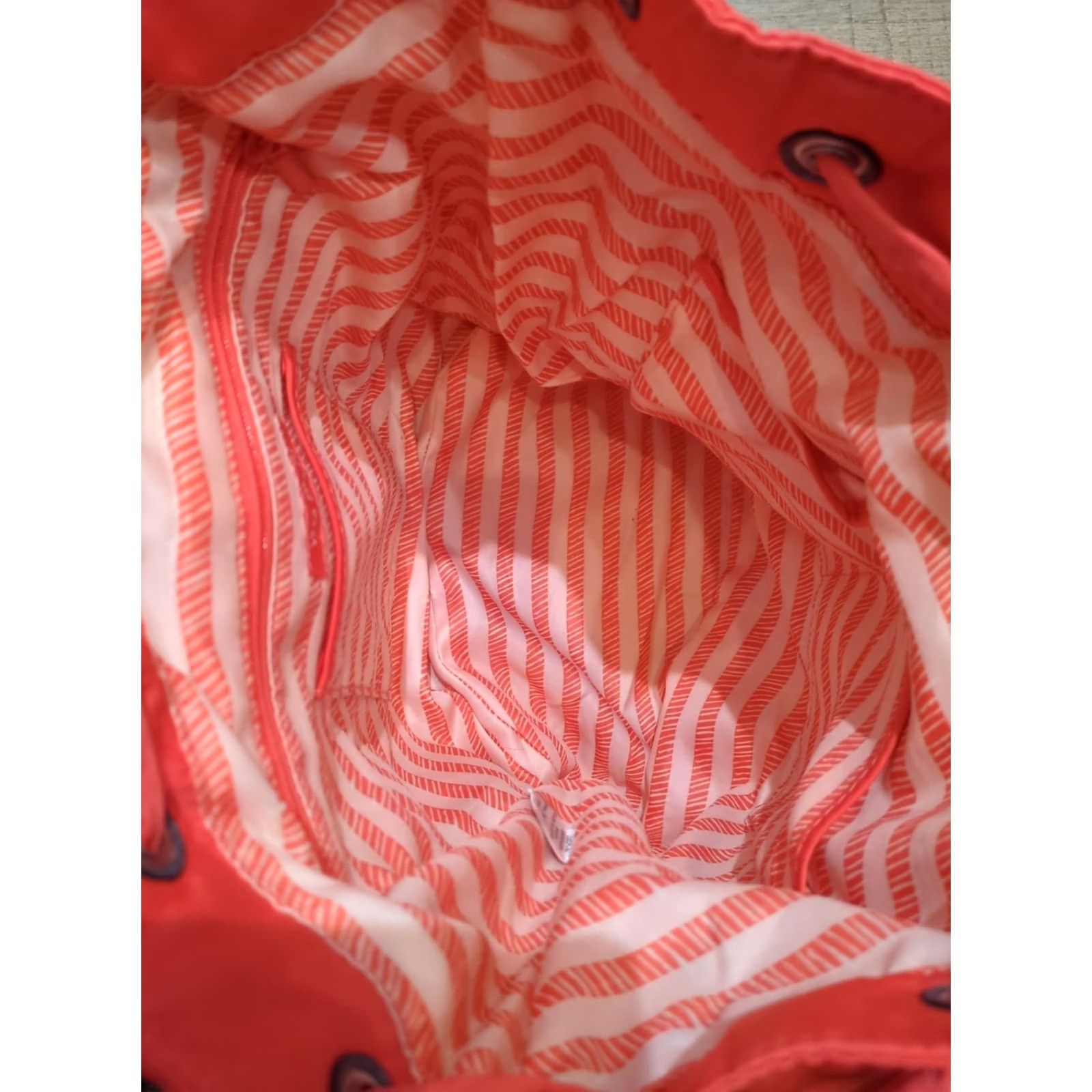 Vera Bradley Vera Bradley Midtown Cargo Backpack Coral Summer City Womens Backpack Medium Multicolor Plaid Water Resistant 13in x 11in x 7in Size ONE SIZE - 6 Thumbnail