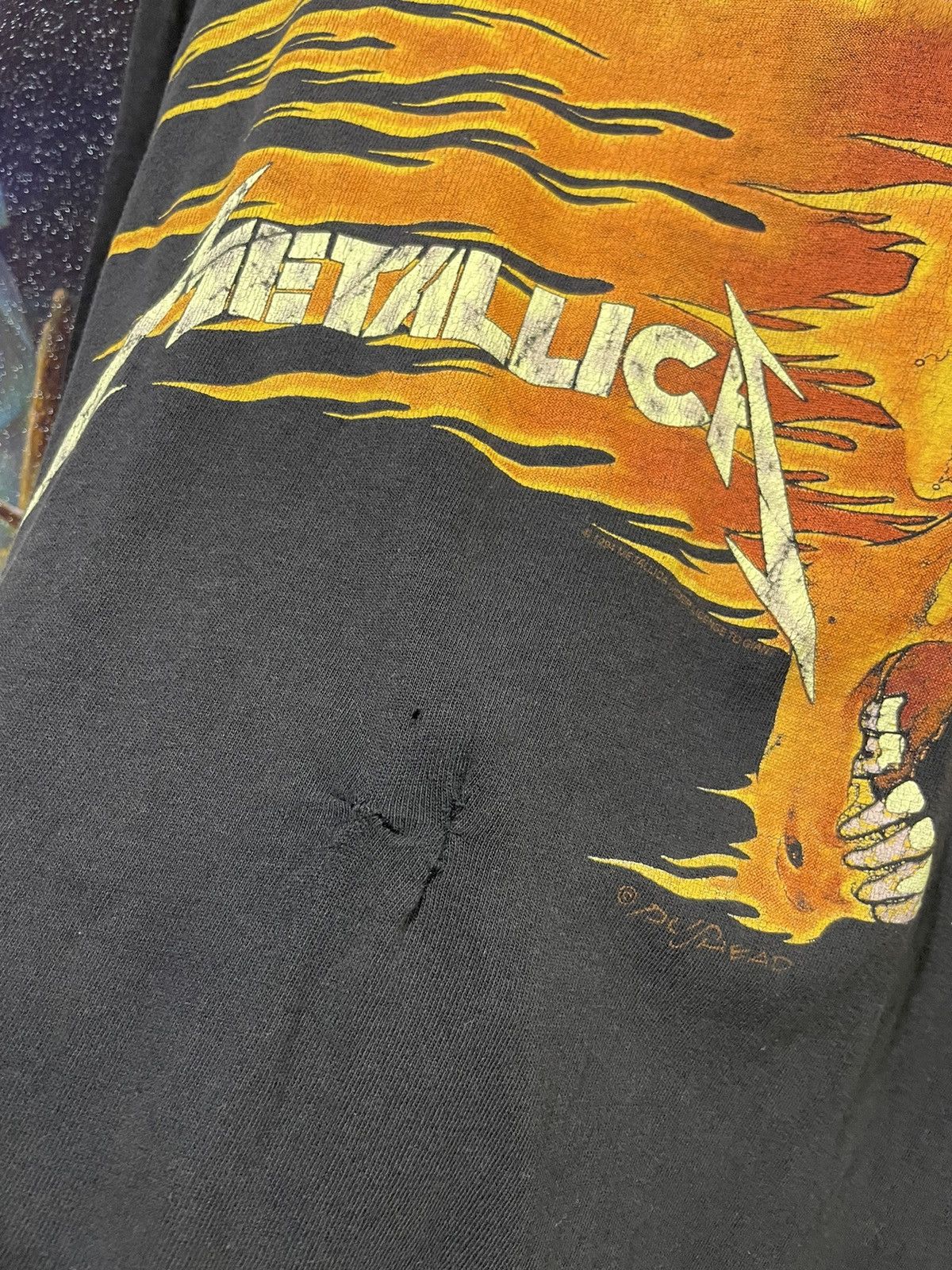 Band Tees Vintage 1990s Metallica Pushead Sun Size US XL / EU 56 / 4 - 11 Thumbnail