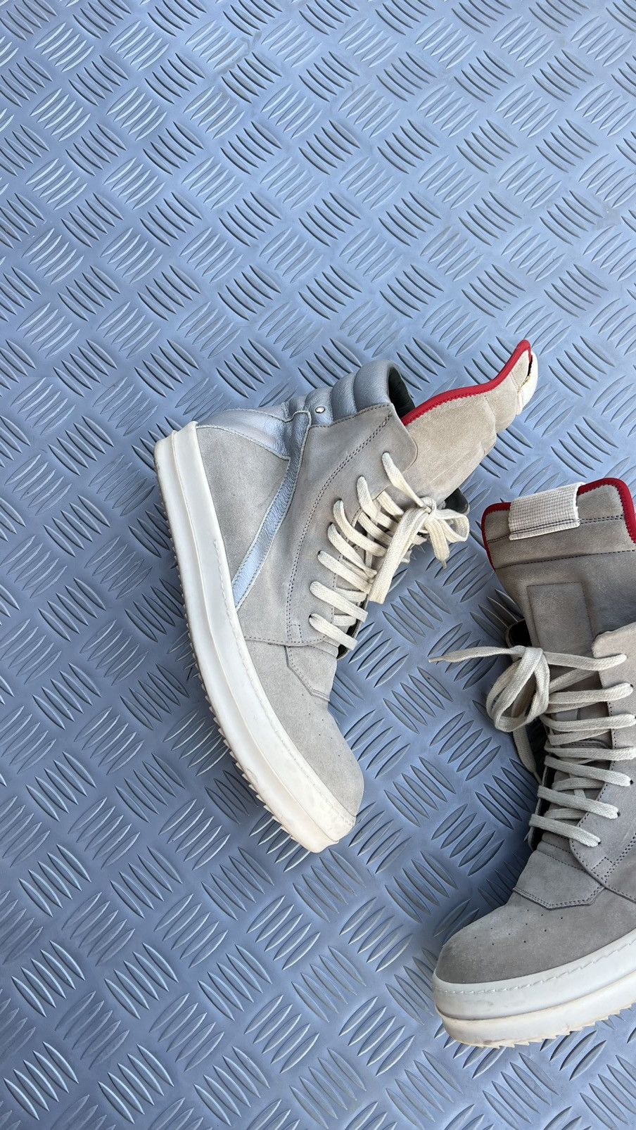 Rick Owens Rick Owens geobasket pearl reflective Size US 7.5 / EU 40-41 - 3 Thumbnail