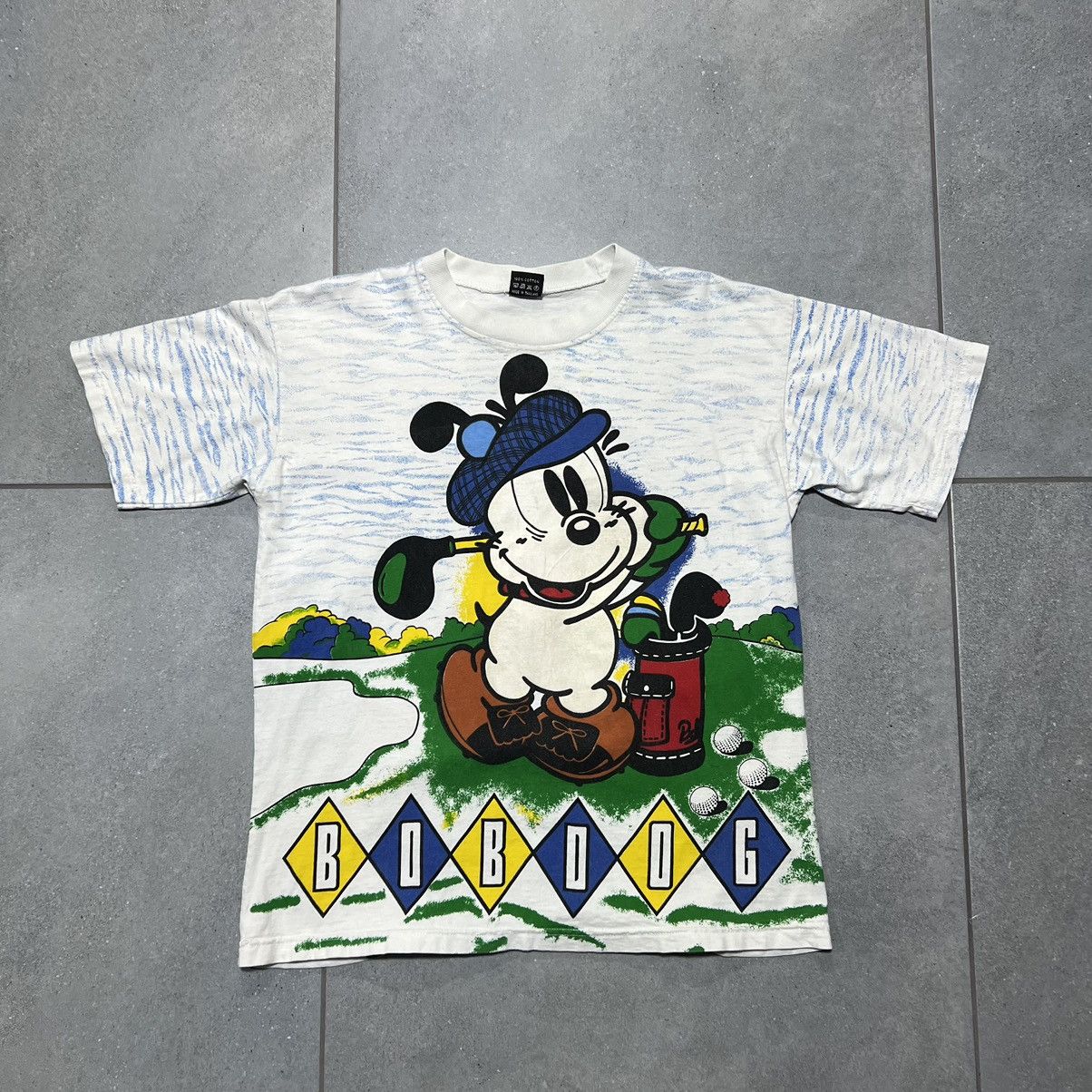 Vintage Vintage Bob dog 90s fullprint tshirt Size US L / EU 52-54 / 3 - 1 Thumbnail