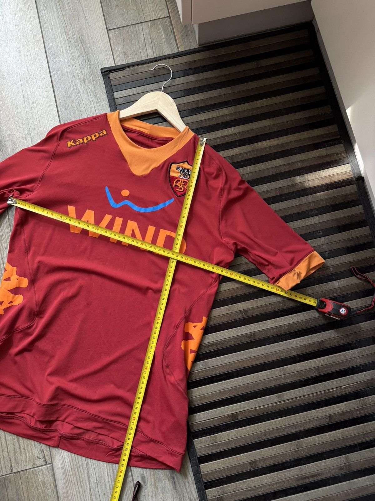Kappa Kappa AS Roma Italy Tim 2011 2012 Home Jersey Size US M / EU 48-50 / 2 - 12 Thumbnail