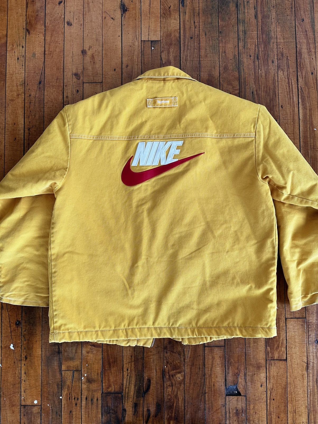 Nike × Supreme Supreme Nike Double Zip Quilted Work Jacket (L 