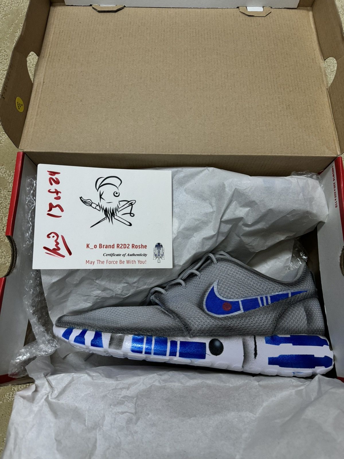 Nike Custom R2D2 Kickasso Brand 13 of 24 Nike Roshe One Size US 10 / EU 43 - 1 Thumbnail
