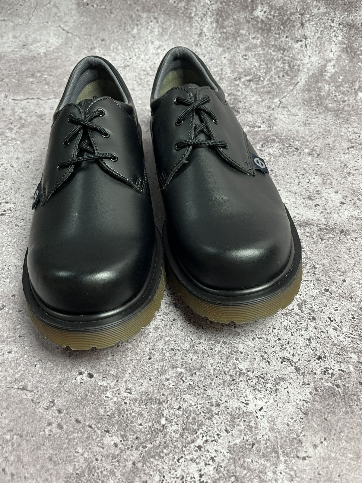 Dr. Martens Dr. Martens London Underground Black Leather Shoes Size US 12 / EU 45 - 4 Thumbnail