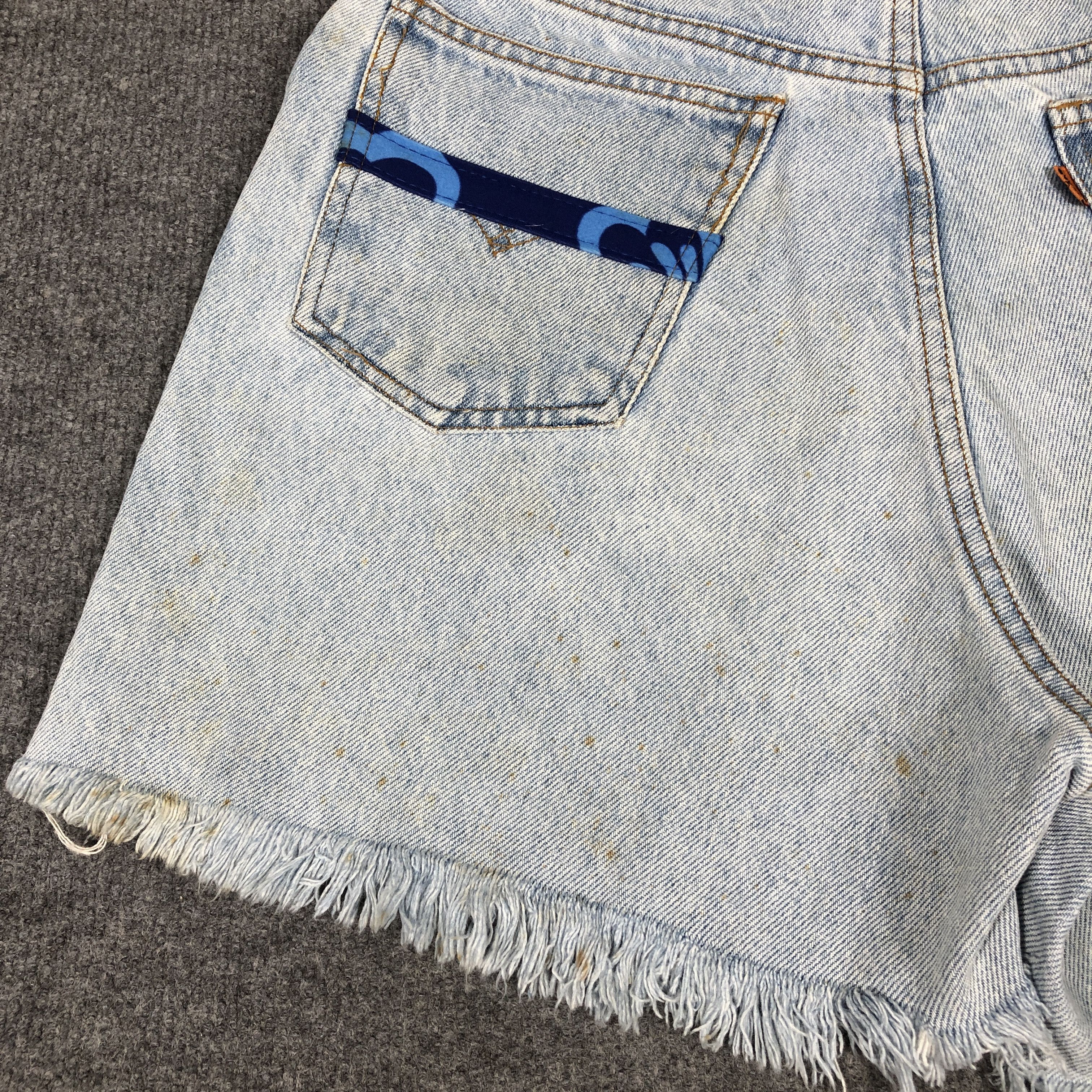 Levi's × Vintage Womens 90s Vintage Levis 560 Jeans Short Pants L892W Size 29" - 4 Thumbnail