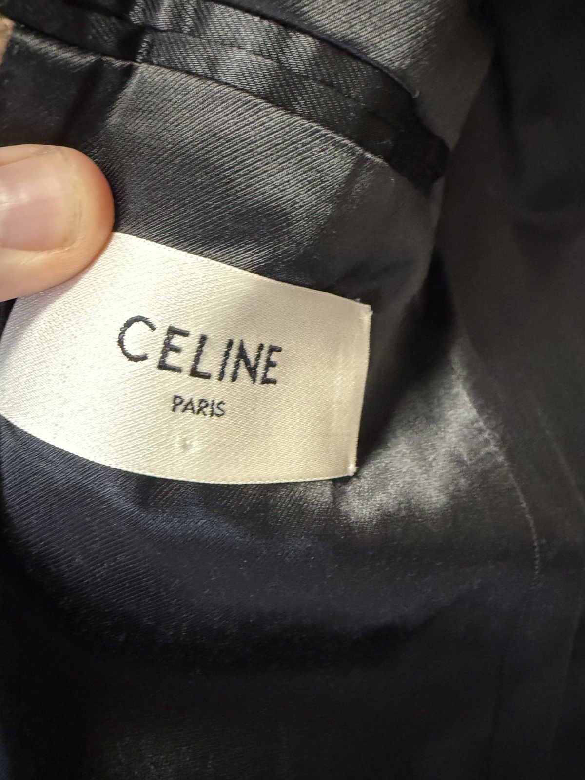 Celine × Hedi Slimane UNRELEASED - FW23 Velvet Collar Camel Chesterfield Coat Size US S / EU 44-46 / 1 - 10 Thumbnail