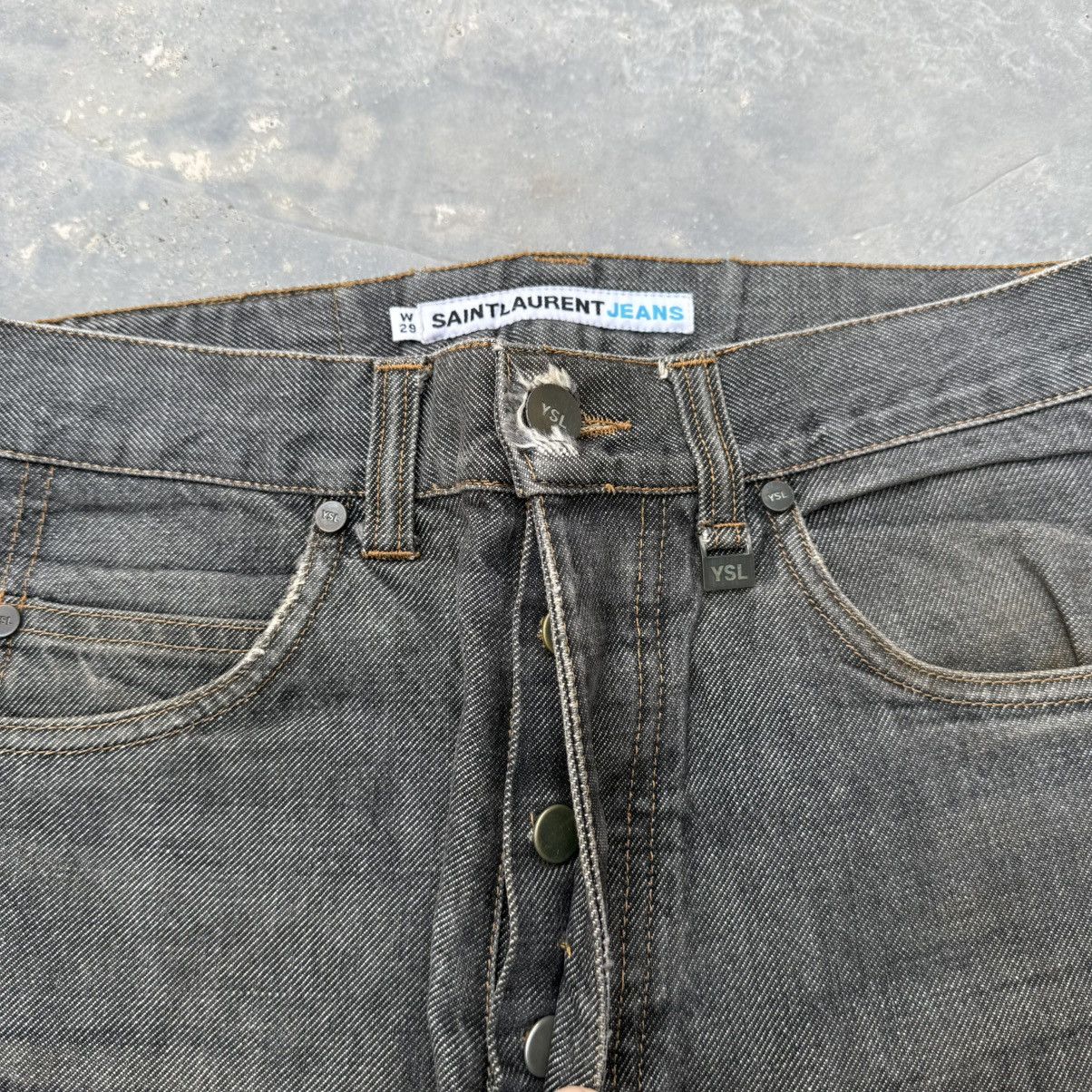 Saint Laurent Paris Saint Laurent Distressed Jeans Size US 29 - 6 Thumbnail
