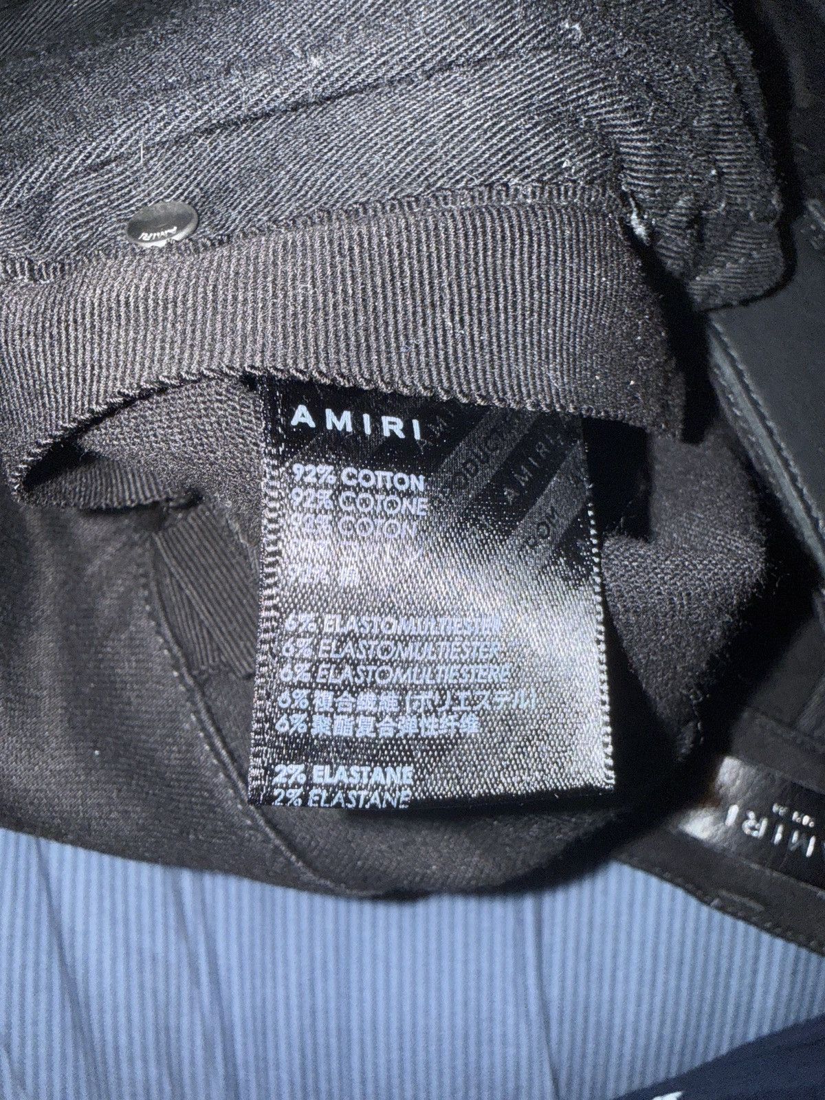 Amiri Amiri black denim jeans Size 34 Authentic Size US 34 / EU 50 - 10 Thumbnail