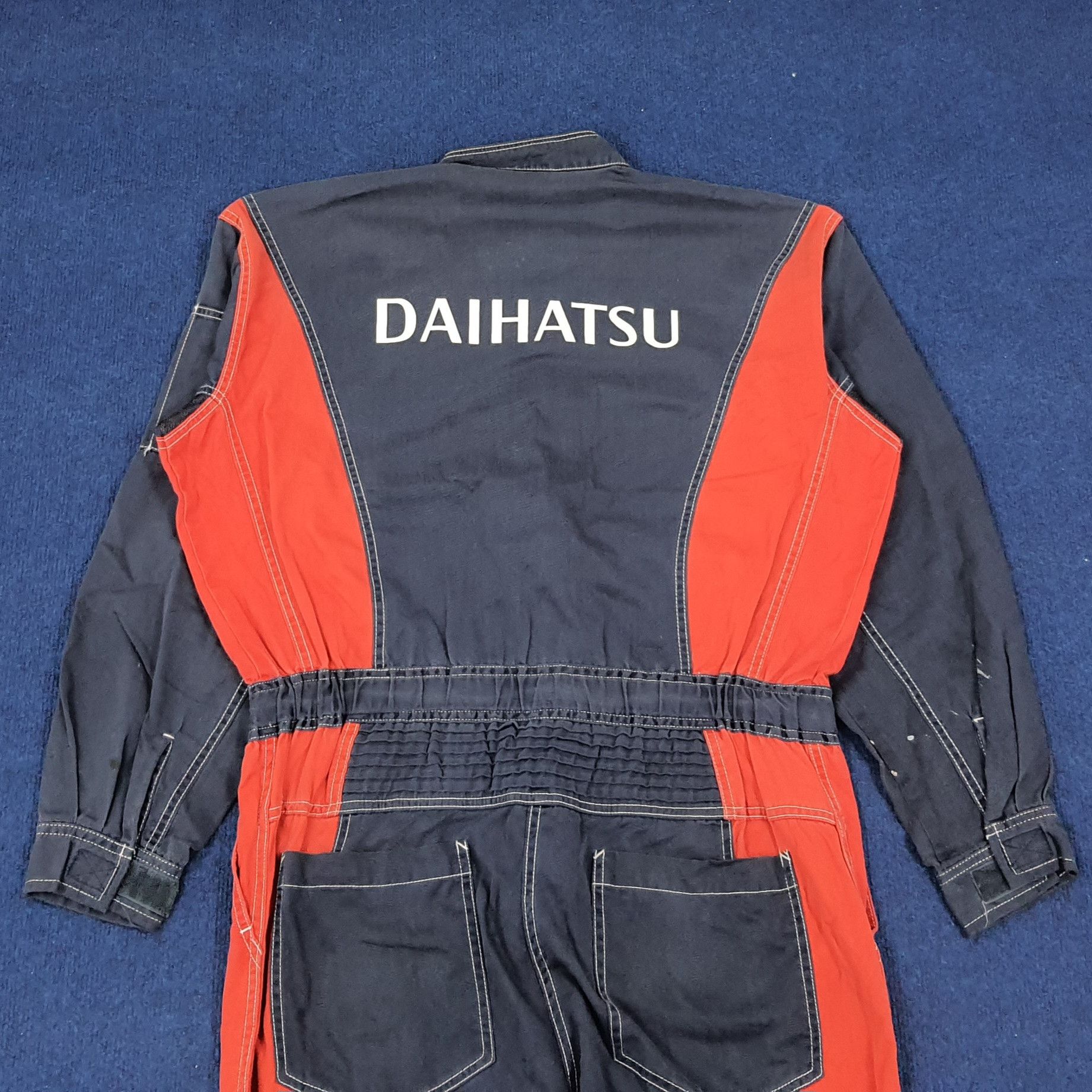 Japanese Brand × Vintage Vintage DAIHATSU Japan Brand Motorsports Coverall Size US XL / EU 56 / 4 - 1 Thumbnail