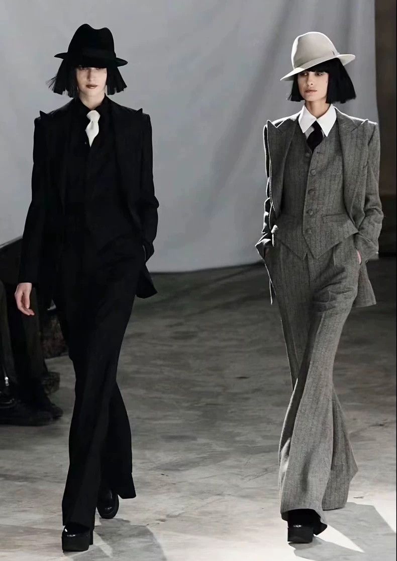 Yohji Yamamoto Yohji yamamoto size m 00 SS black wool blazer 2503-Nextarro Size 50R - 1 Thumbnail