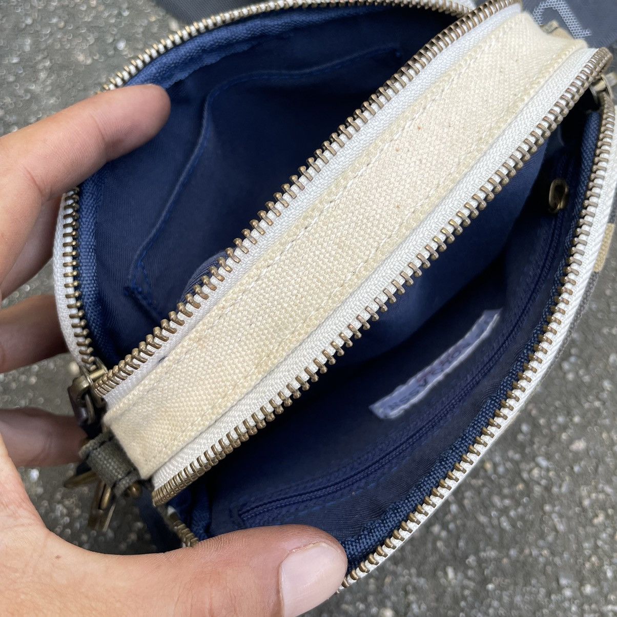 Canvas × U.S. Polo Assn. U.S.Polo.Assn Logo Canvas Military Small Crossbody Size ONE SIZE - 9 Thumbnail