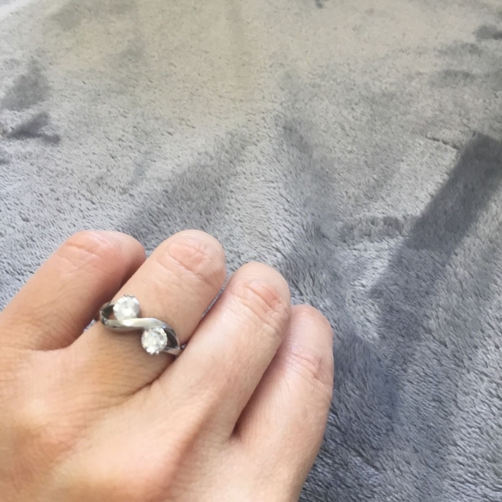 Other Silver S Crystals Ring Size ONE SIZE - 7 Thumbnail