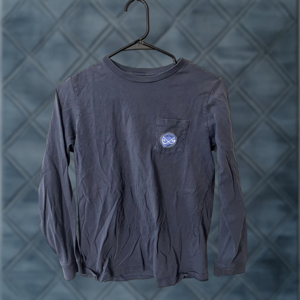 Vineyard Vines VINTAGE Vineyard Vines Logo Long Sleeve Shirt Men’s Medium Blue Logo Mens Size US M / EU 48-50 / 2 - 1 Thumbnail