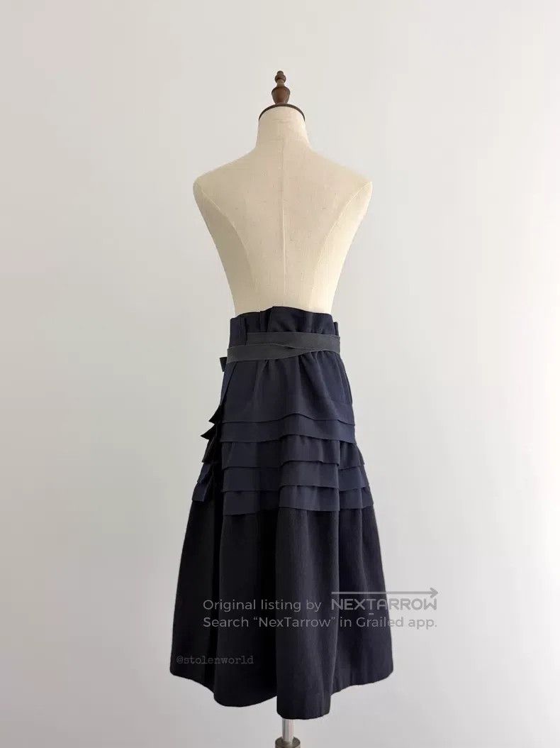 Comme des Garcons Comme Des Garcons size M Tie Wrap Layered Cake Skirt Size 22" - 6 Thumbnail
