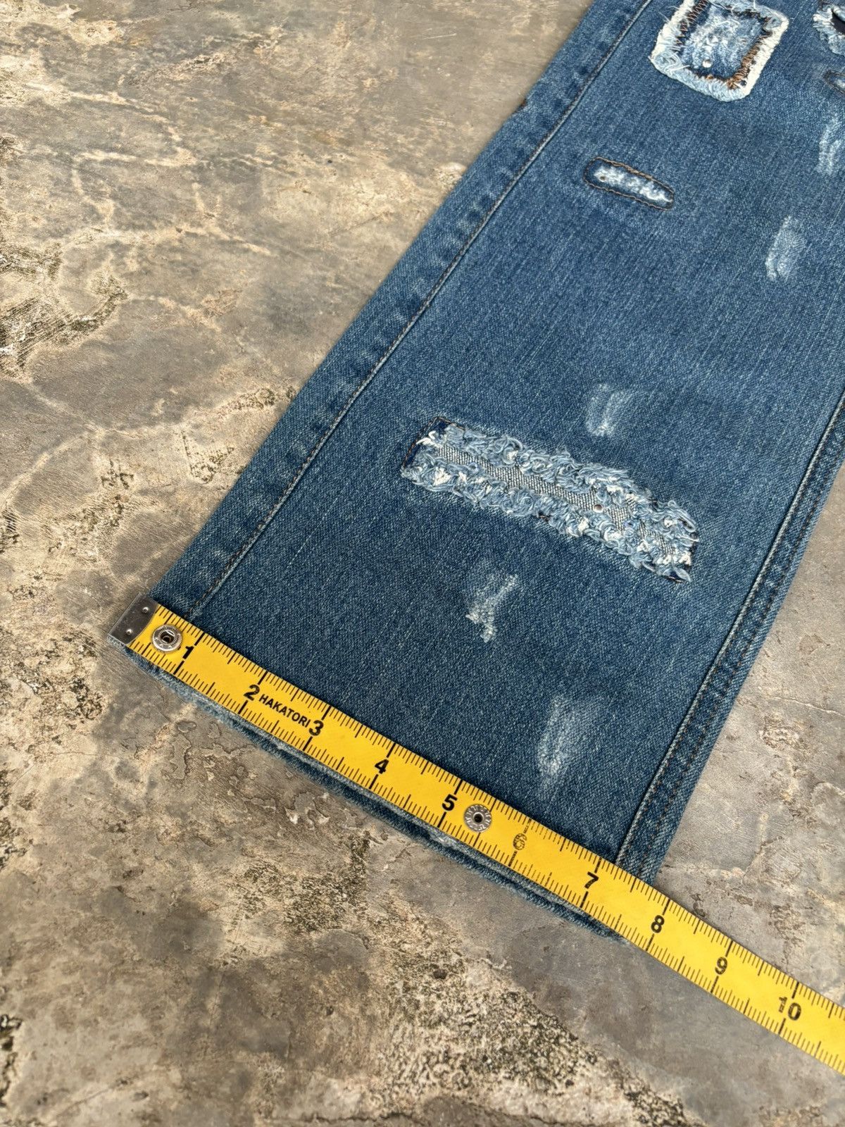 Hysteric Glamour × Japanese Brand Distressed Denim Japanese Luxury Style Jeans Size US 30 / EU 46 - 14 Thumbnail