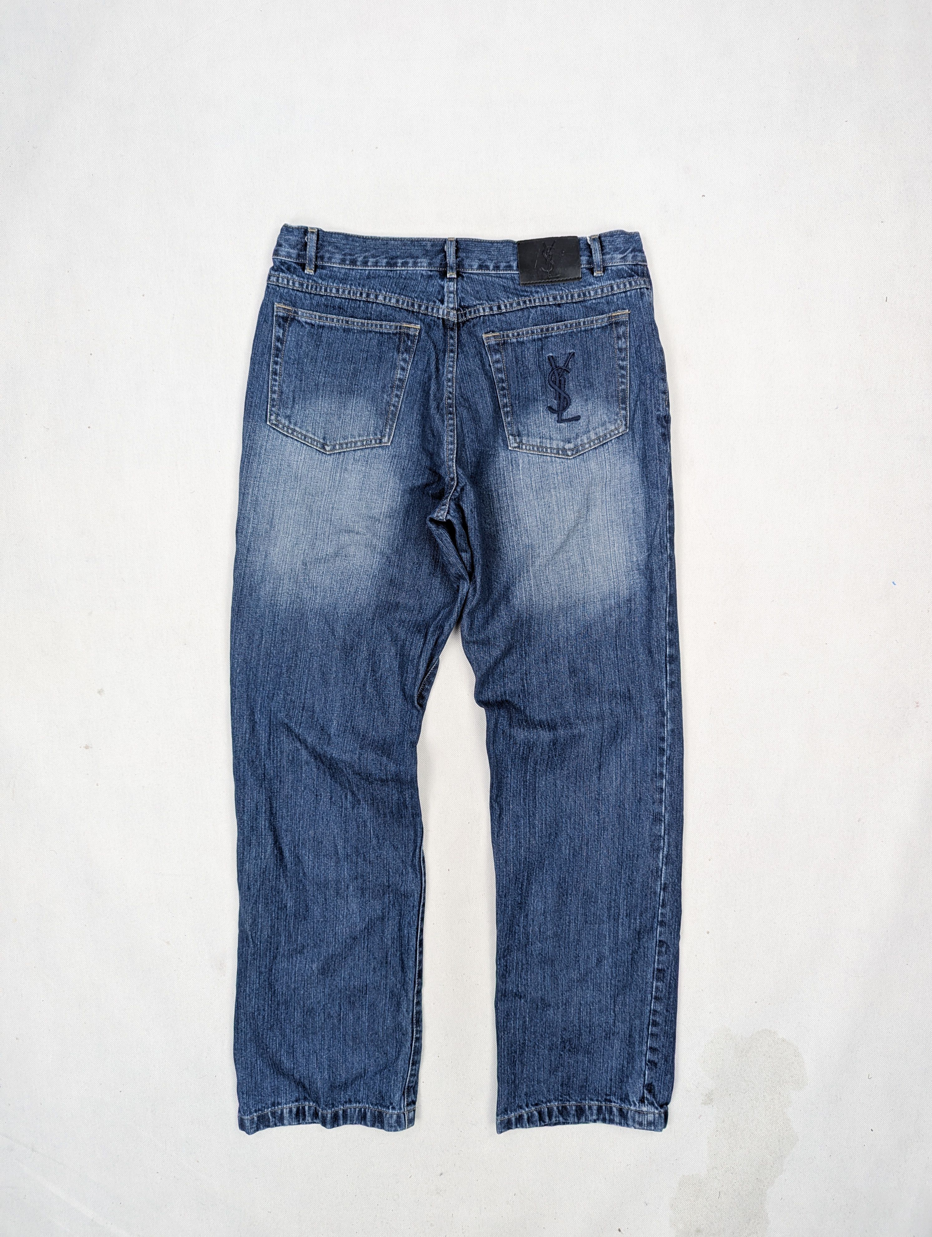Yves Saint Laurent Yves Saint Laurent blue jeans denim trousers 34 Size US 34 / EU 50 - 1 Thumbnail