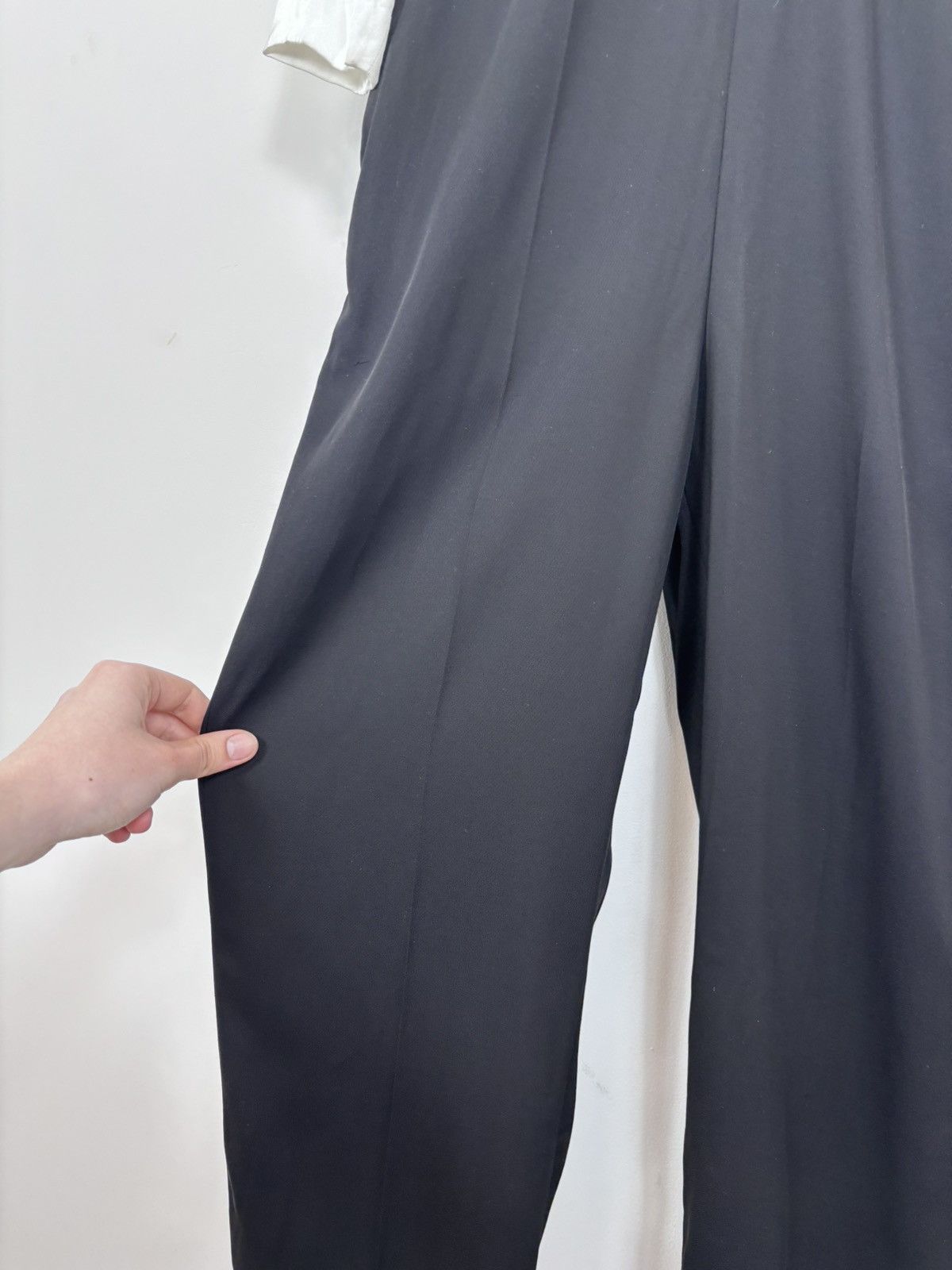 Sandro Sandro NWT Women’s White/Black Viscose Long Sleeve Jumpsuit Size XS / US 0-2 / IT 36-38 - 9 Thumbnail