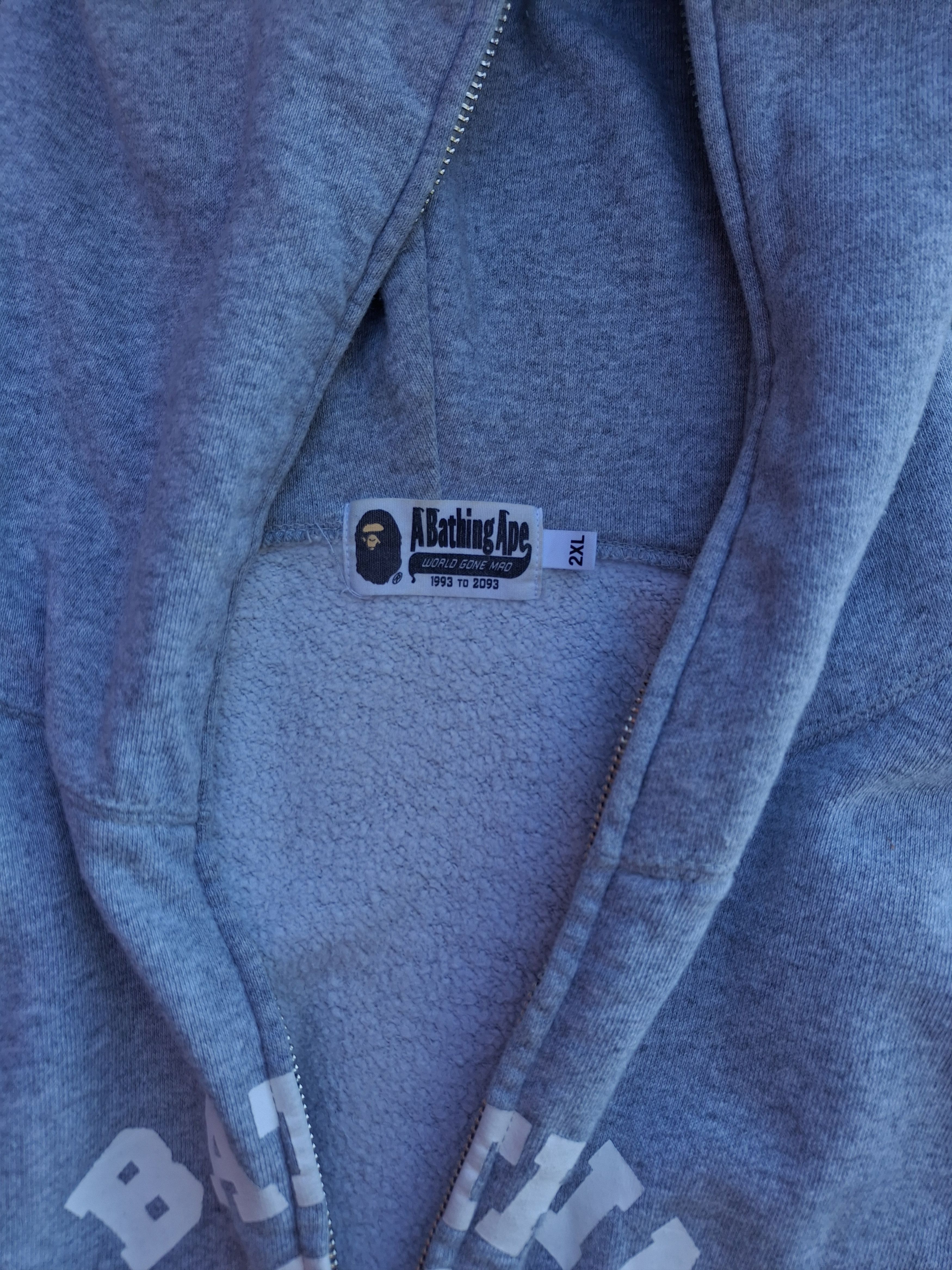 Bape Bape College Full Zip Hoodie FW19 OG Size US XXL / EU 58 / 5 - 3 Thumbnail