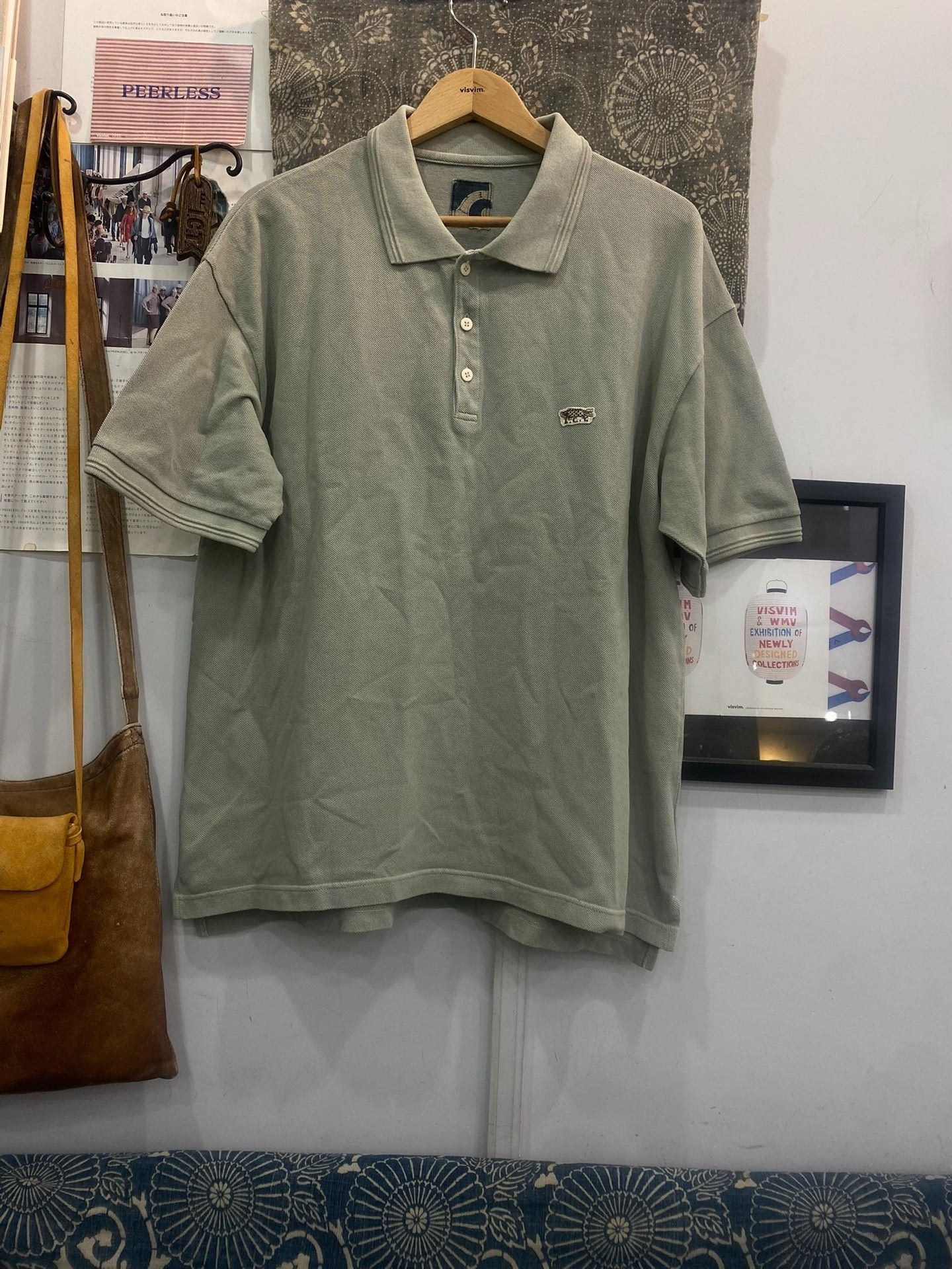 Visvim VISVIM 24SS JUMBO WELLER S/S DMGD Polo Size US L / EU 52-54 / 3 - 1 Thumbnail