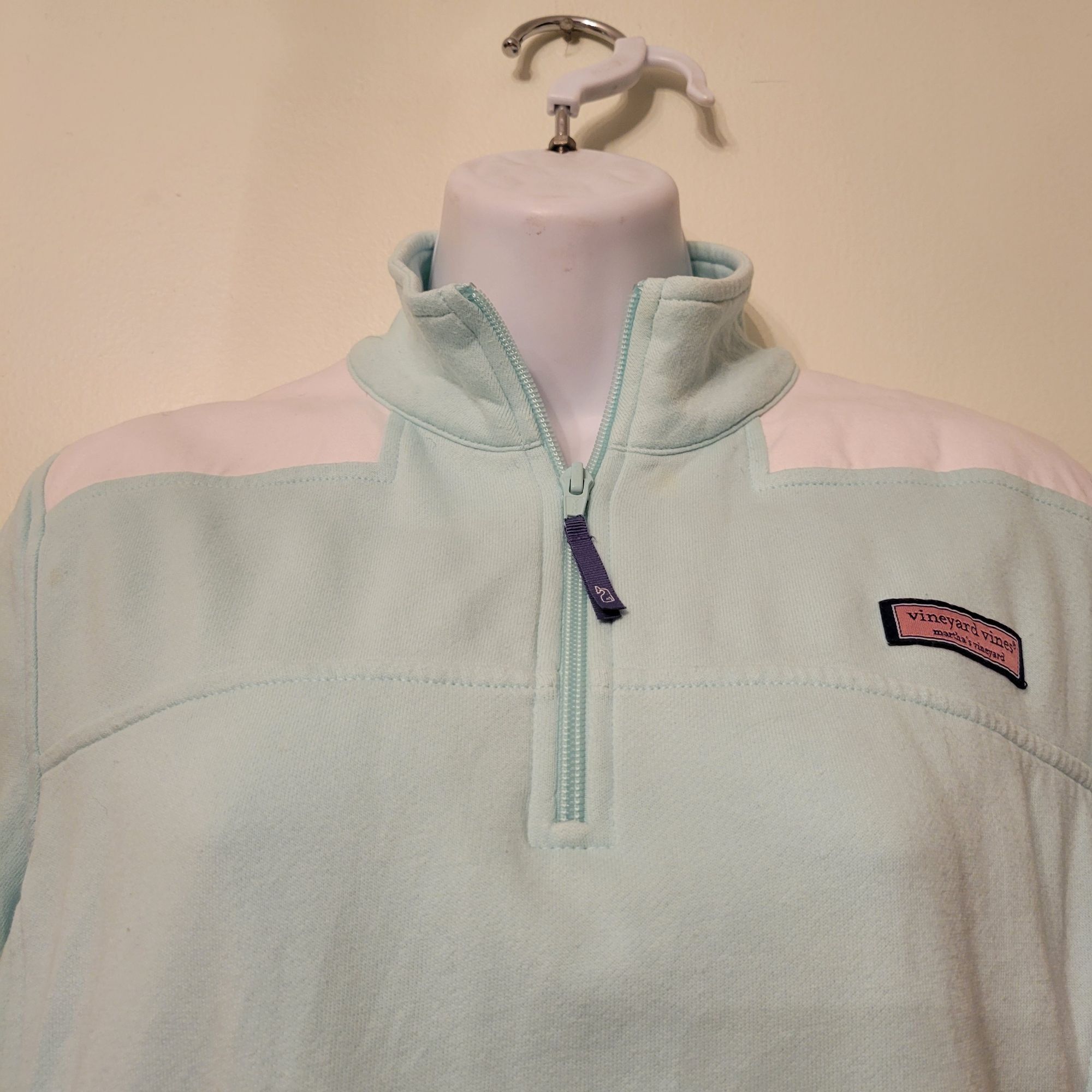 Vineyard Vines Vineyard Vines Zip Sweatshirt M Cotton SHEP Shirt Blue Embro Size M / US 6-8 / IT 42-44 - 9 Thumbnail