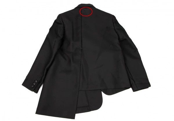 Comme des Garcons Comme des Garcons Retro black slanted placket suit top Size XS / US 0-2 / IT 36-38 - 3 Thumbnail
