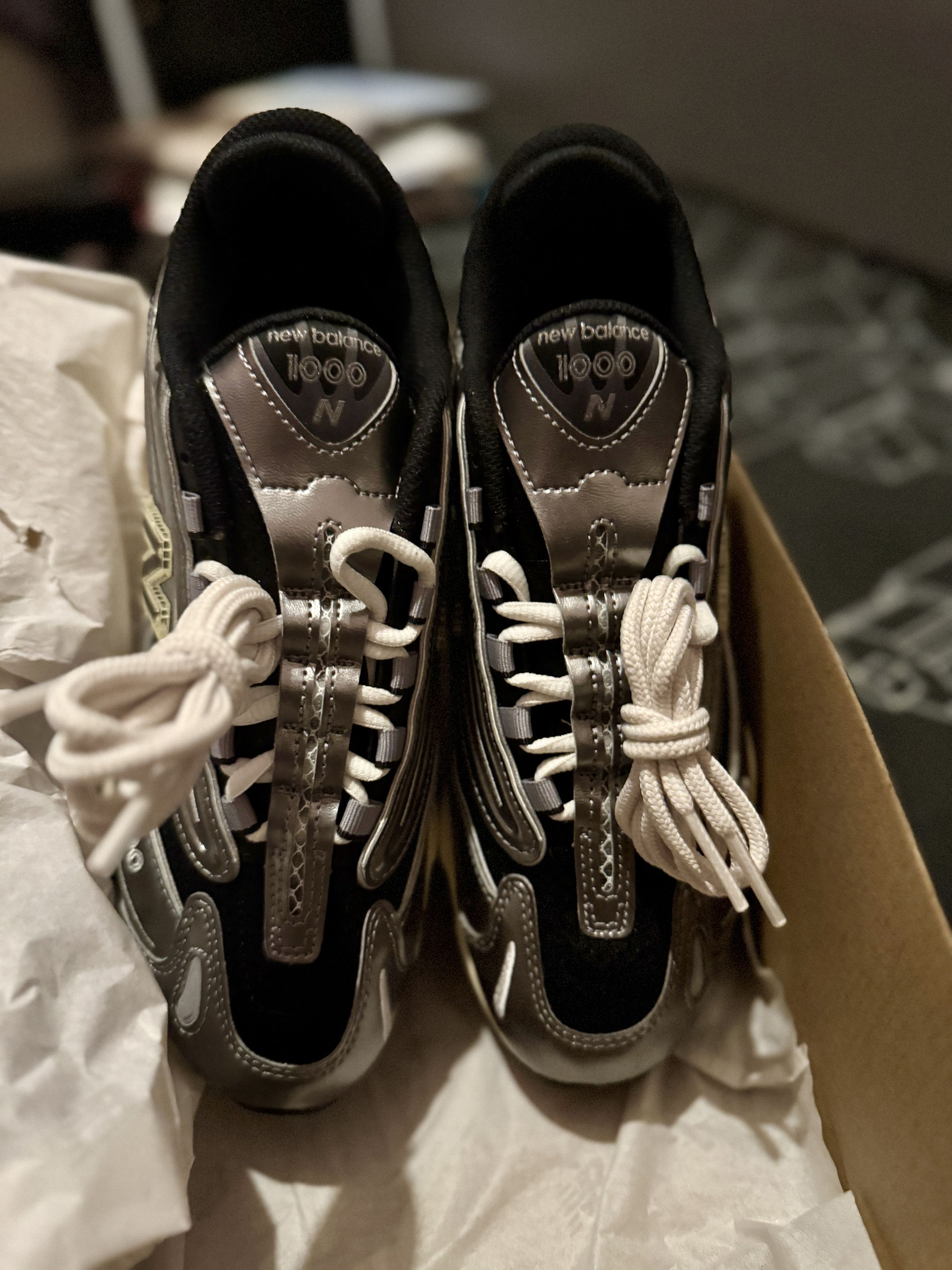 New Balance New Balance 1000 Silver Metallic | Grailed